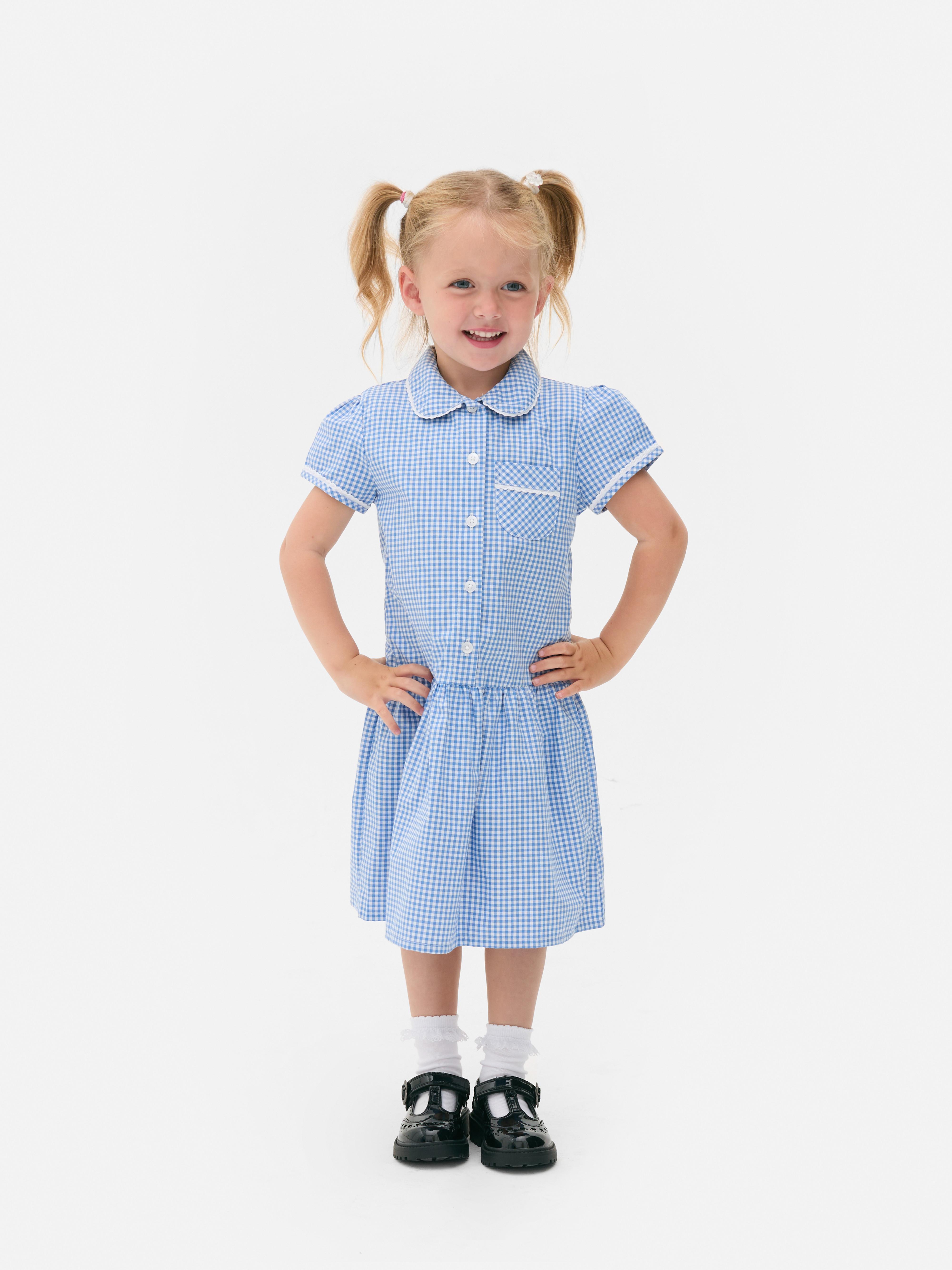 4-7yrs | Gingham Check School Dress