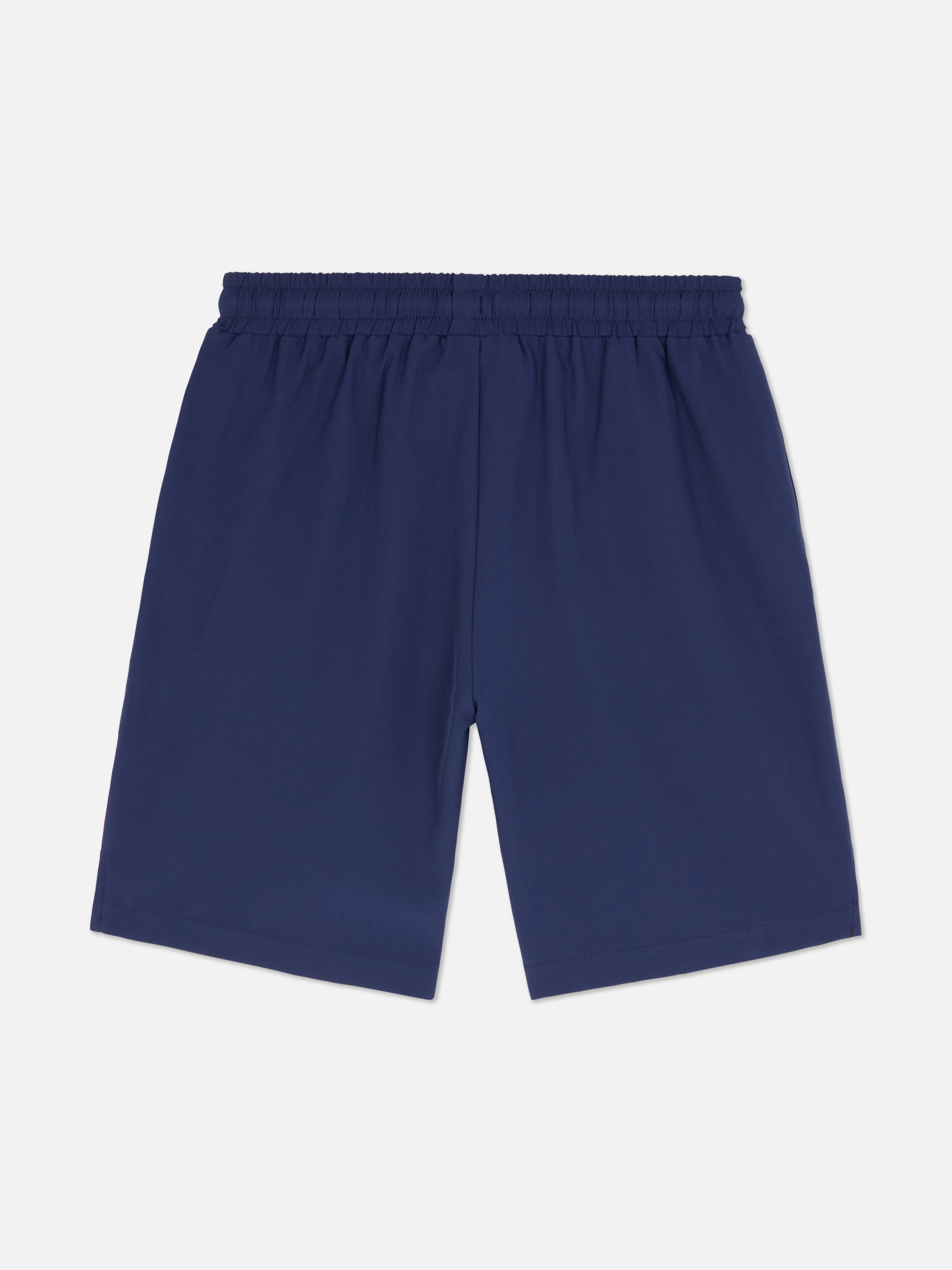 Two-Tone Active Drawstring Shorts