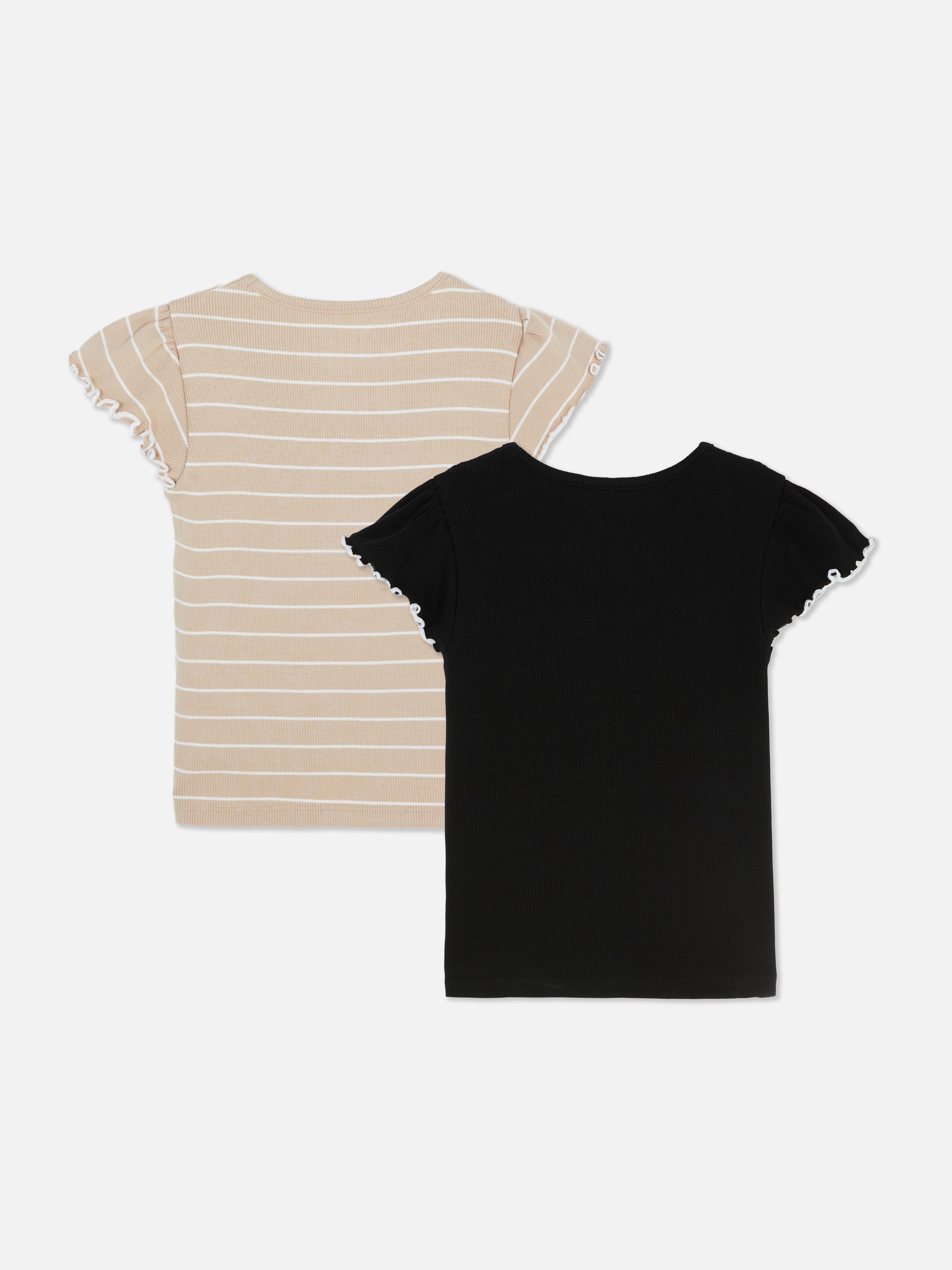 1.5-8yrs | 2pk Lettuce Trim T-Shirts