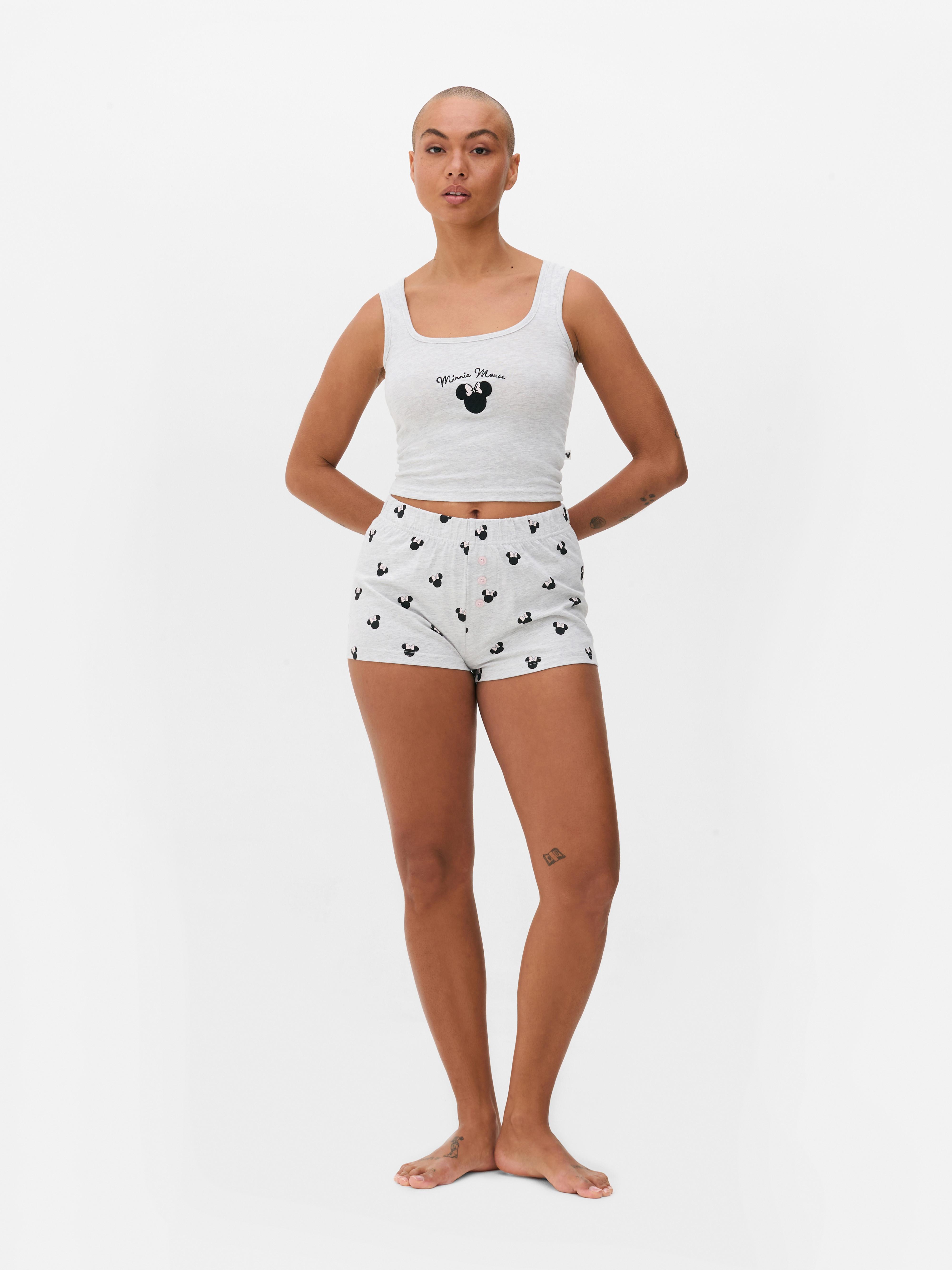 Women's Charcoal Disney's Minnie Mouse Shorts Pajamas | Primark
