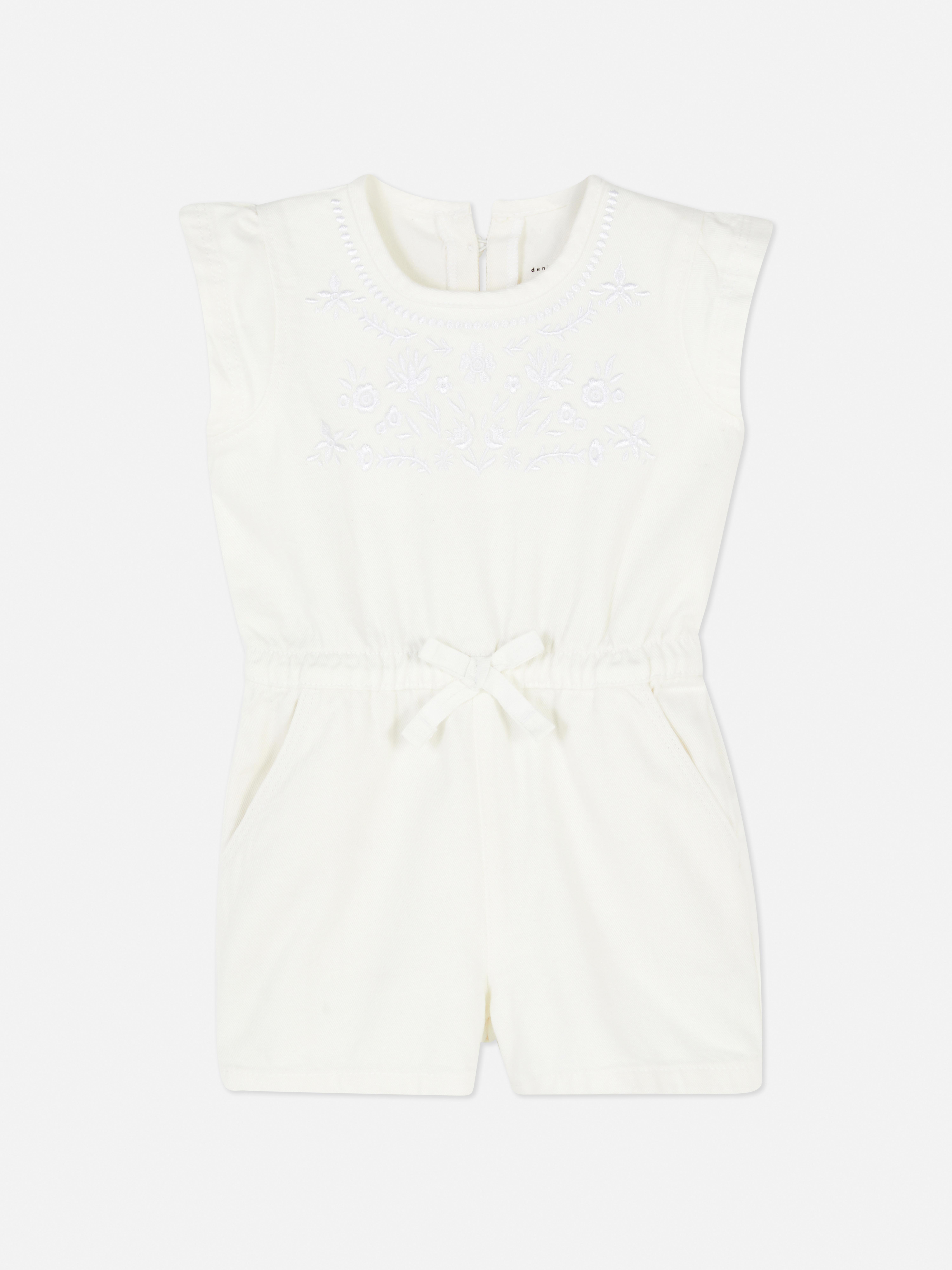 Floral Embroidered Playsuit