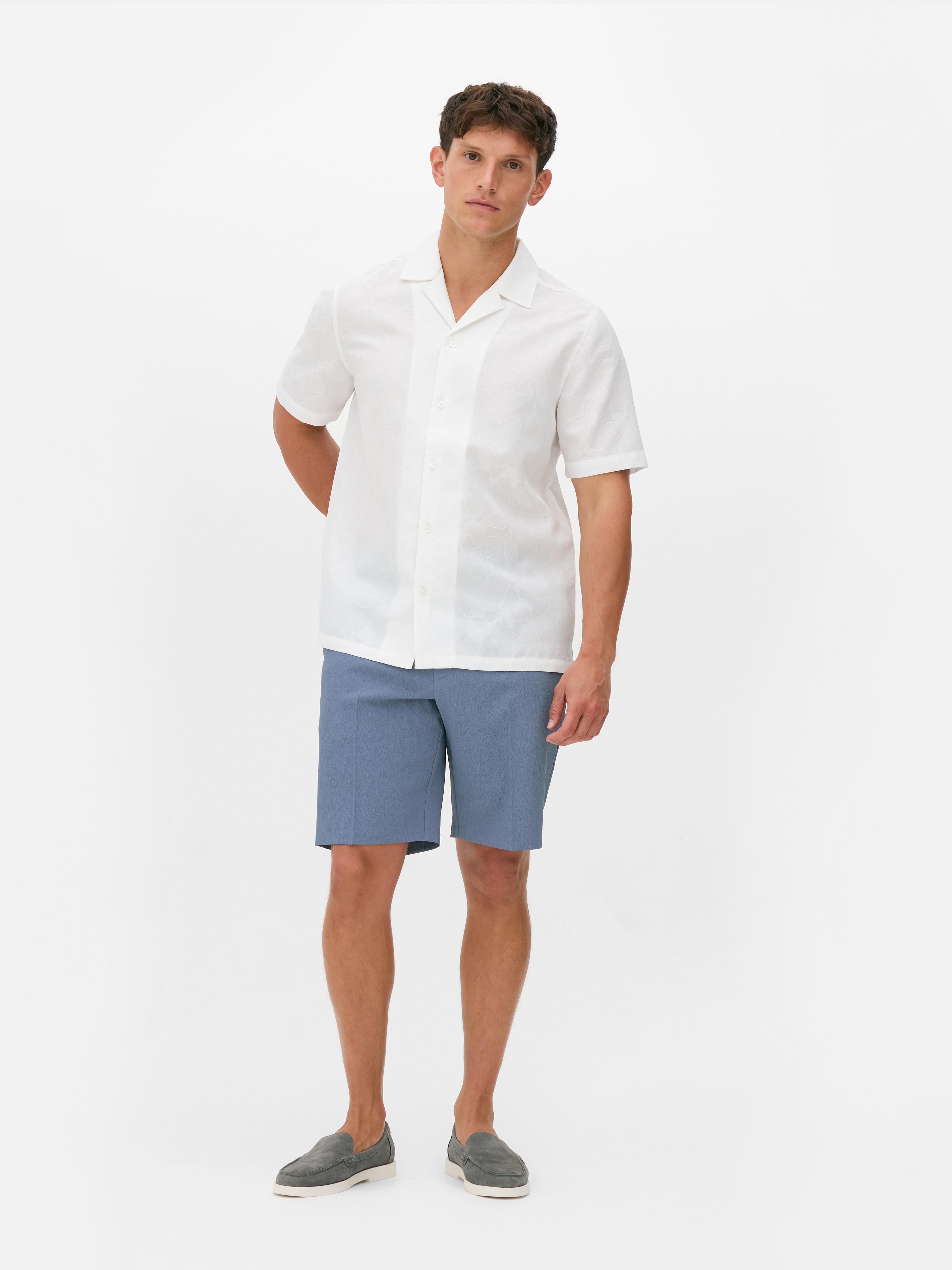 Men's White Kem Short Sleeve Shirt | Primark