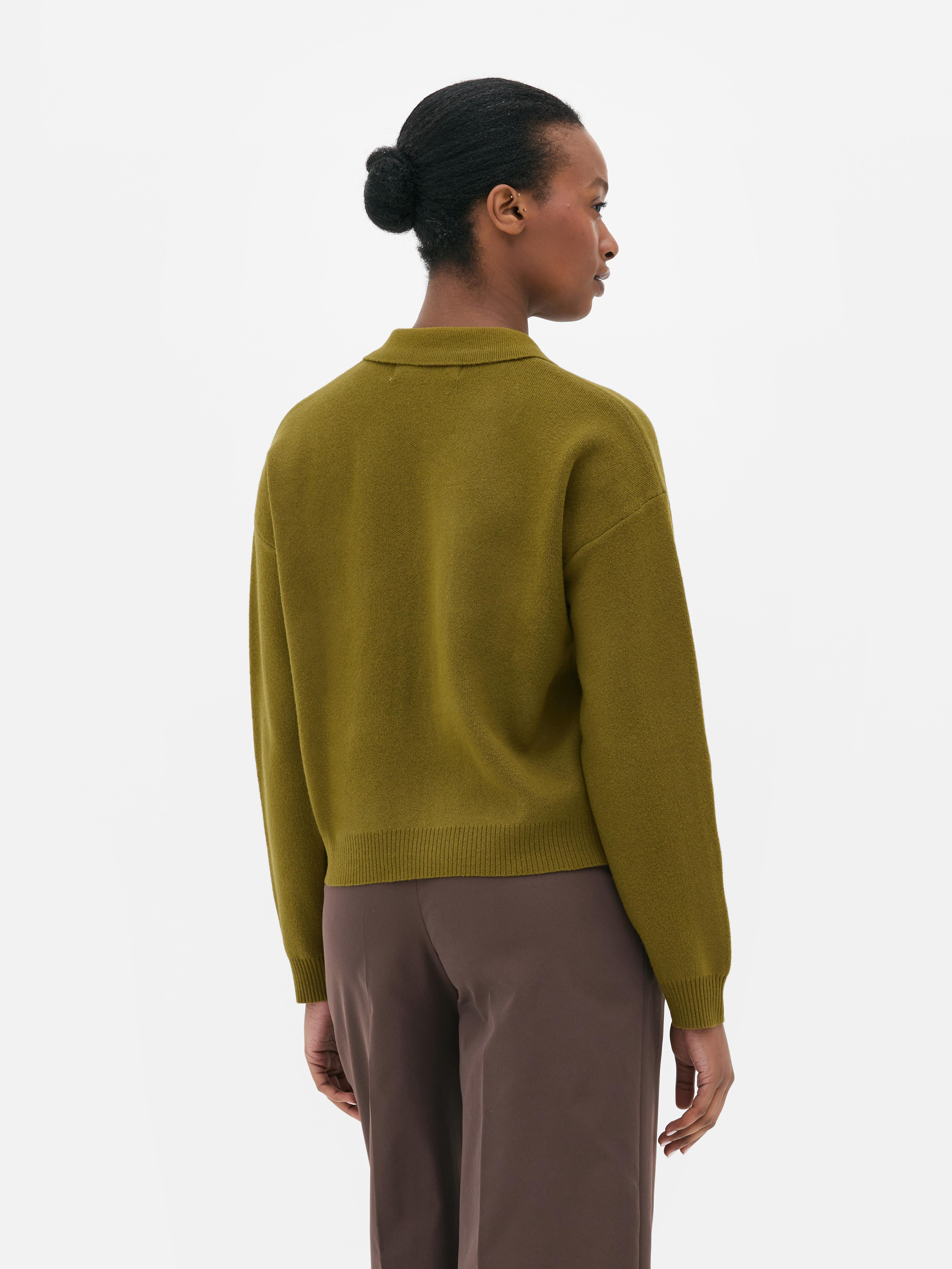 Knitted Patch Pocket Cardigan