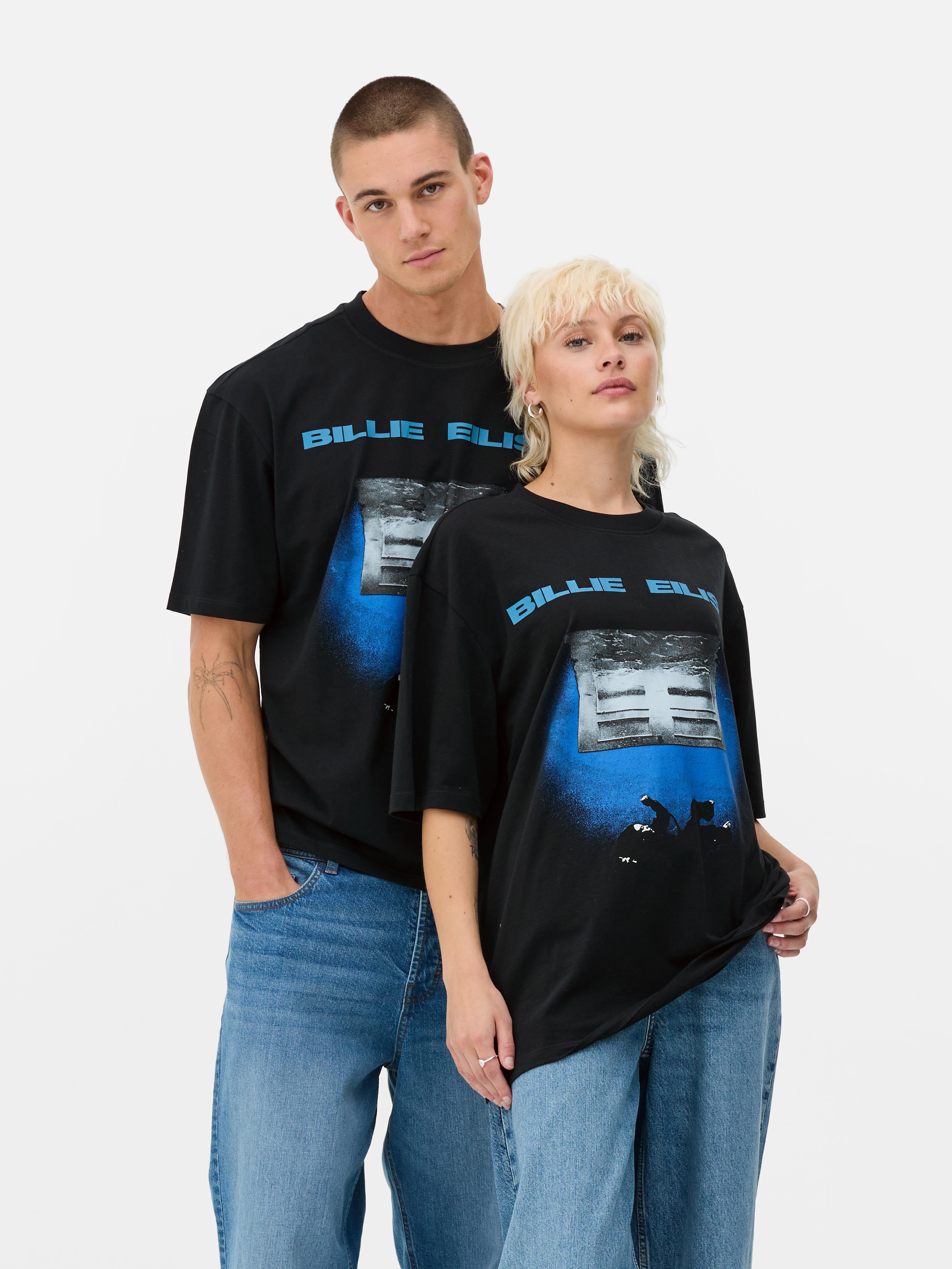 T-shirt met print Billie Eilish
