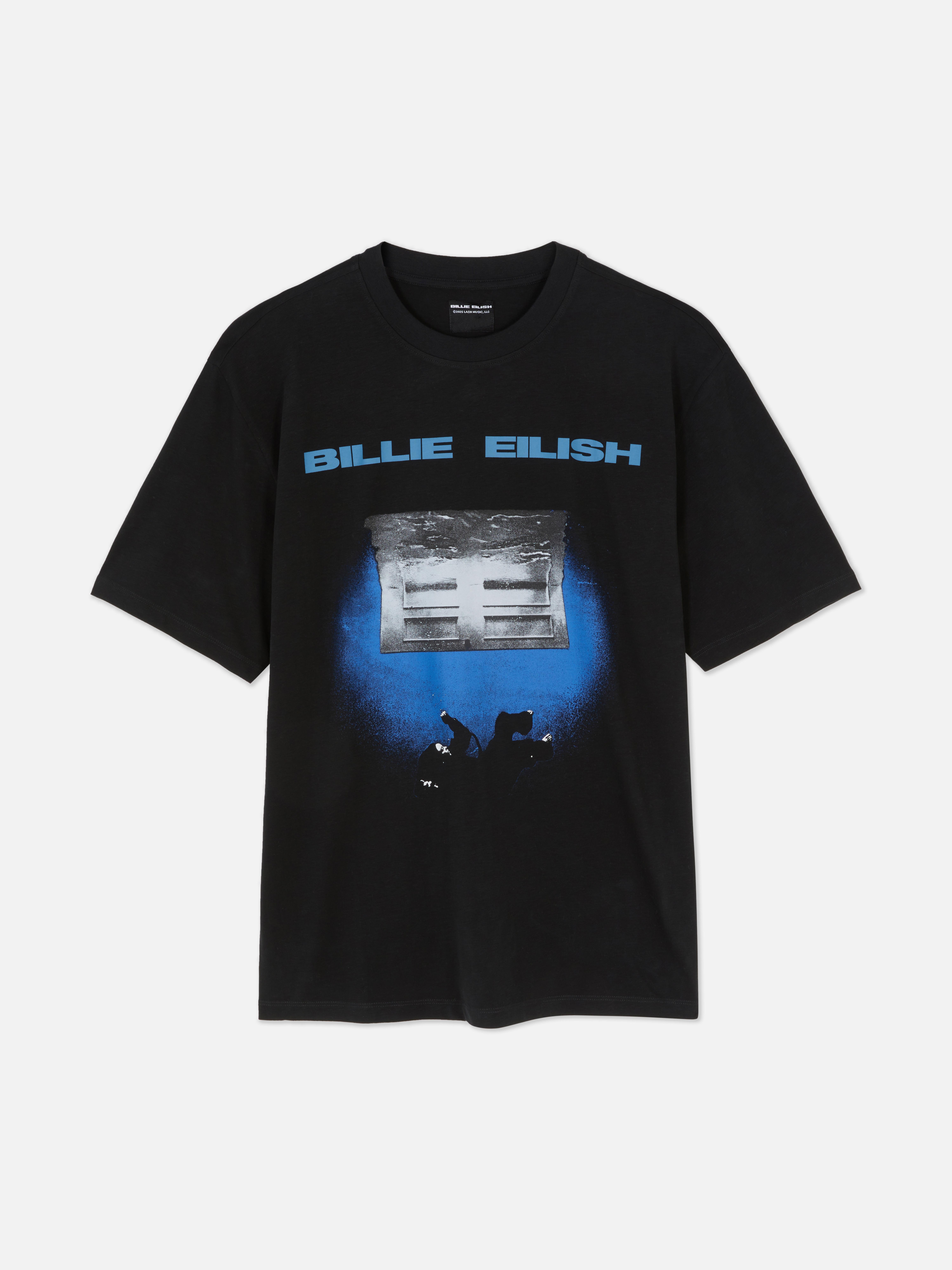 T-shirt met print Billie Eilish