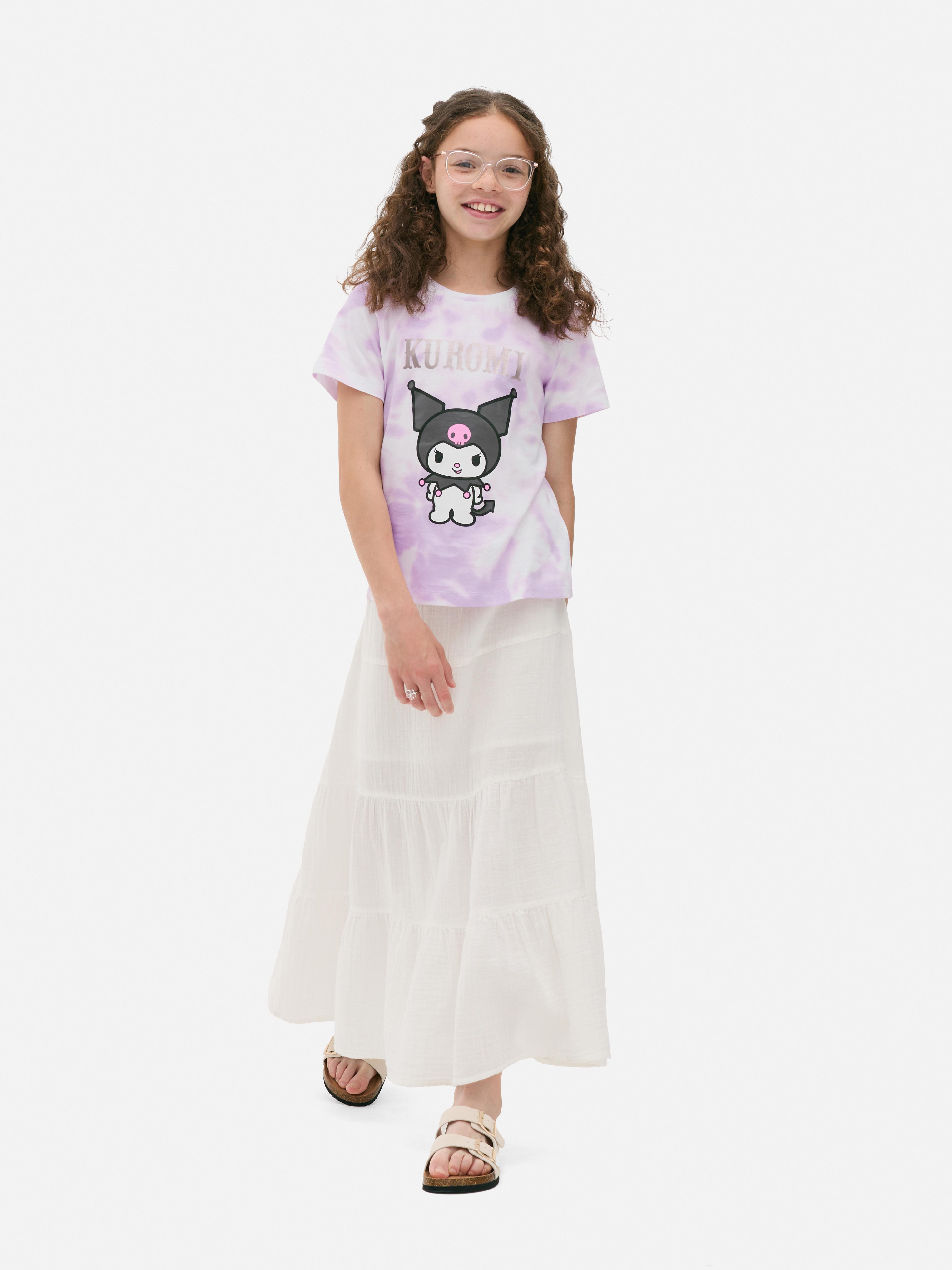 Tie-dye T-shirt Hello Kitty Kuromi
