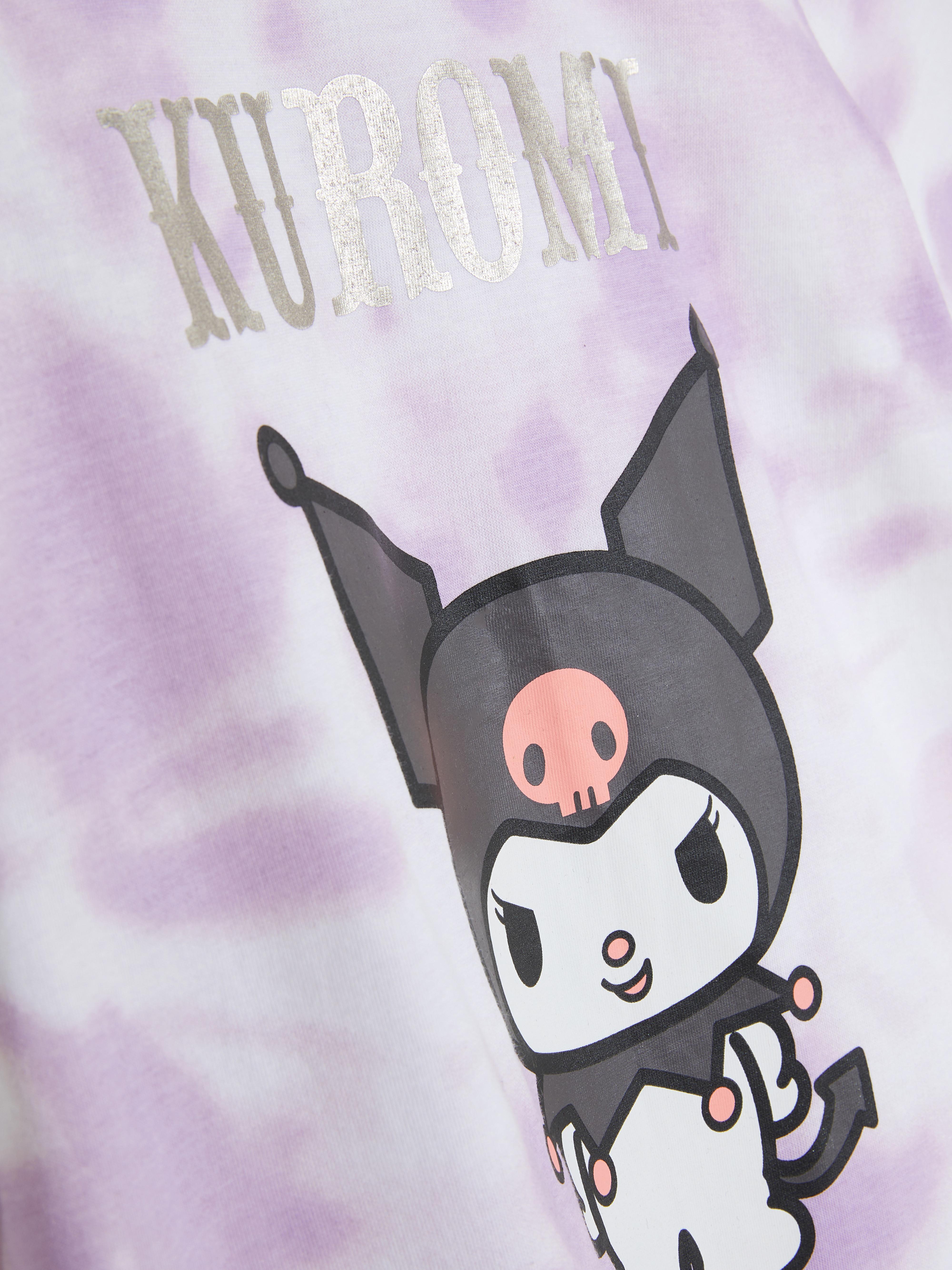 Girls Pink Hello Kitty Kuromi Tie Dye T-Shirt | Penneys