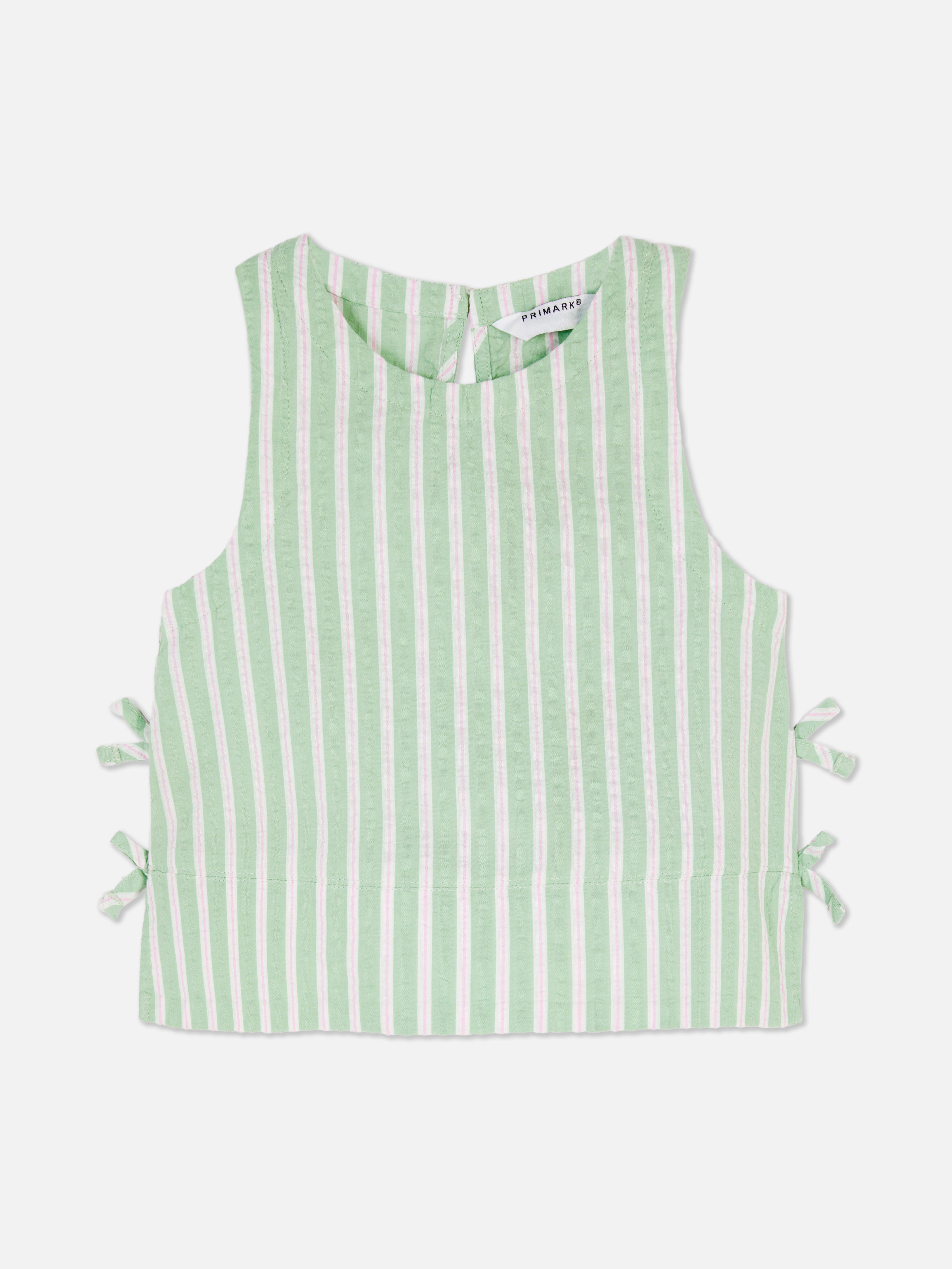 Blusa s/ mangas riscas