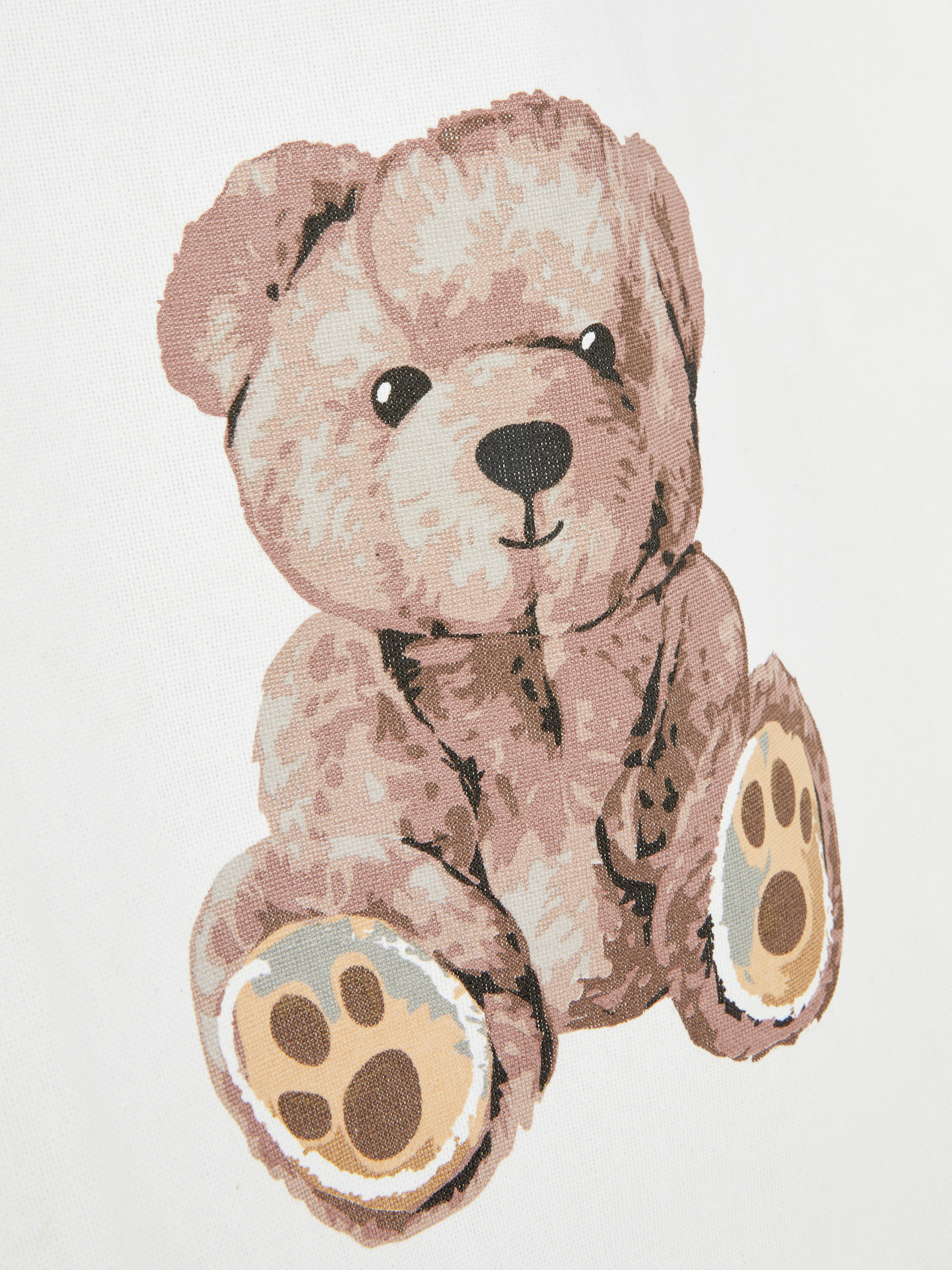 Herbruikbare canvas tas met teddybeerontwerp