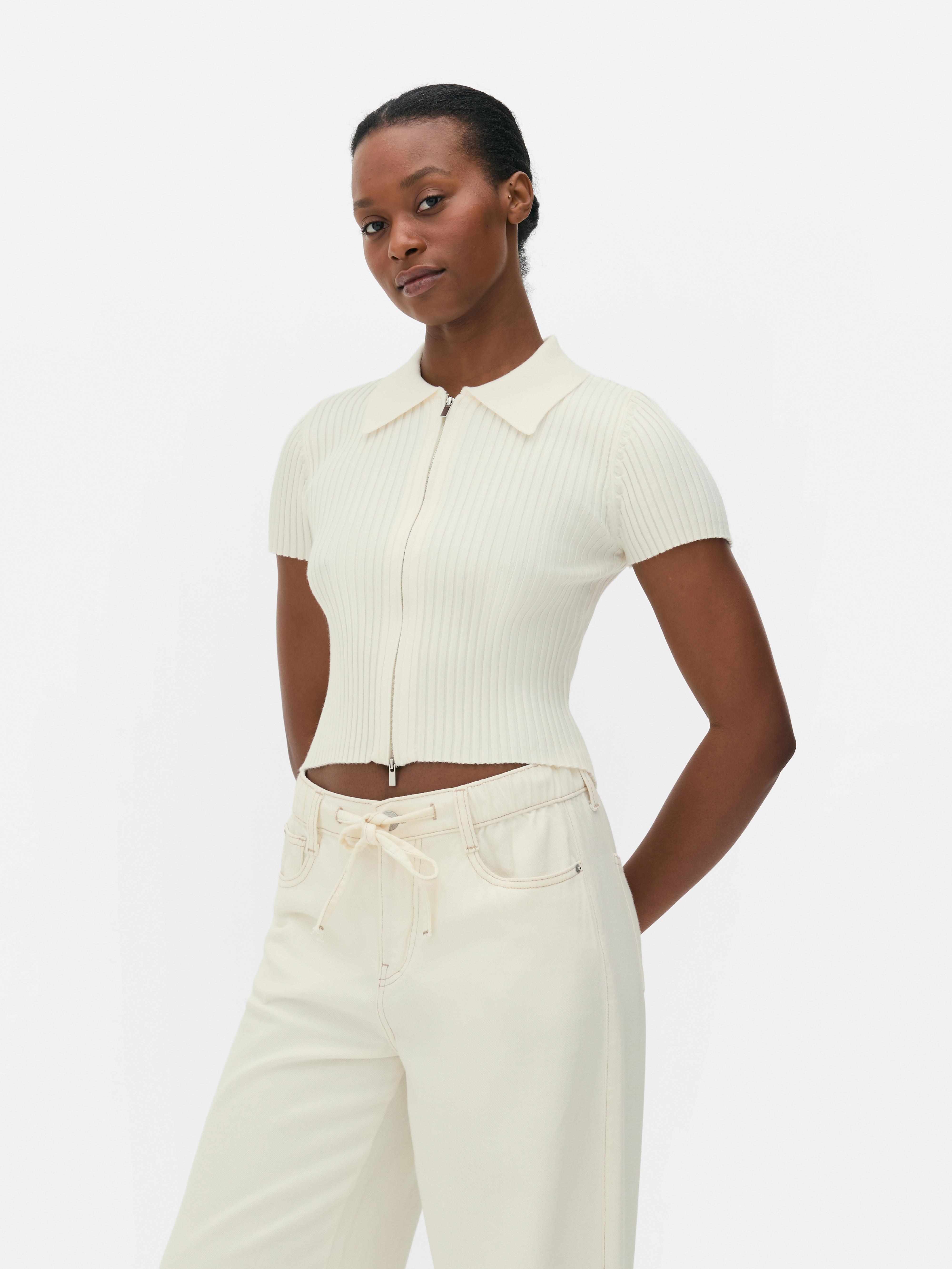 Double Zip Polo Top