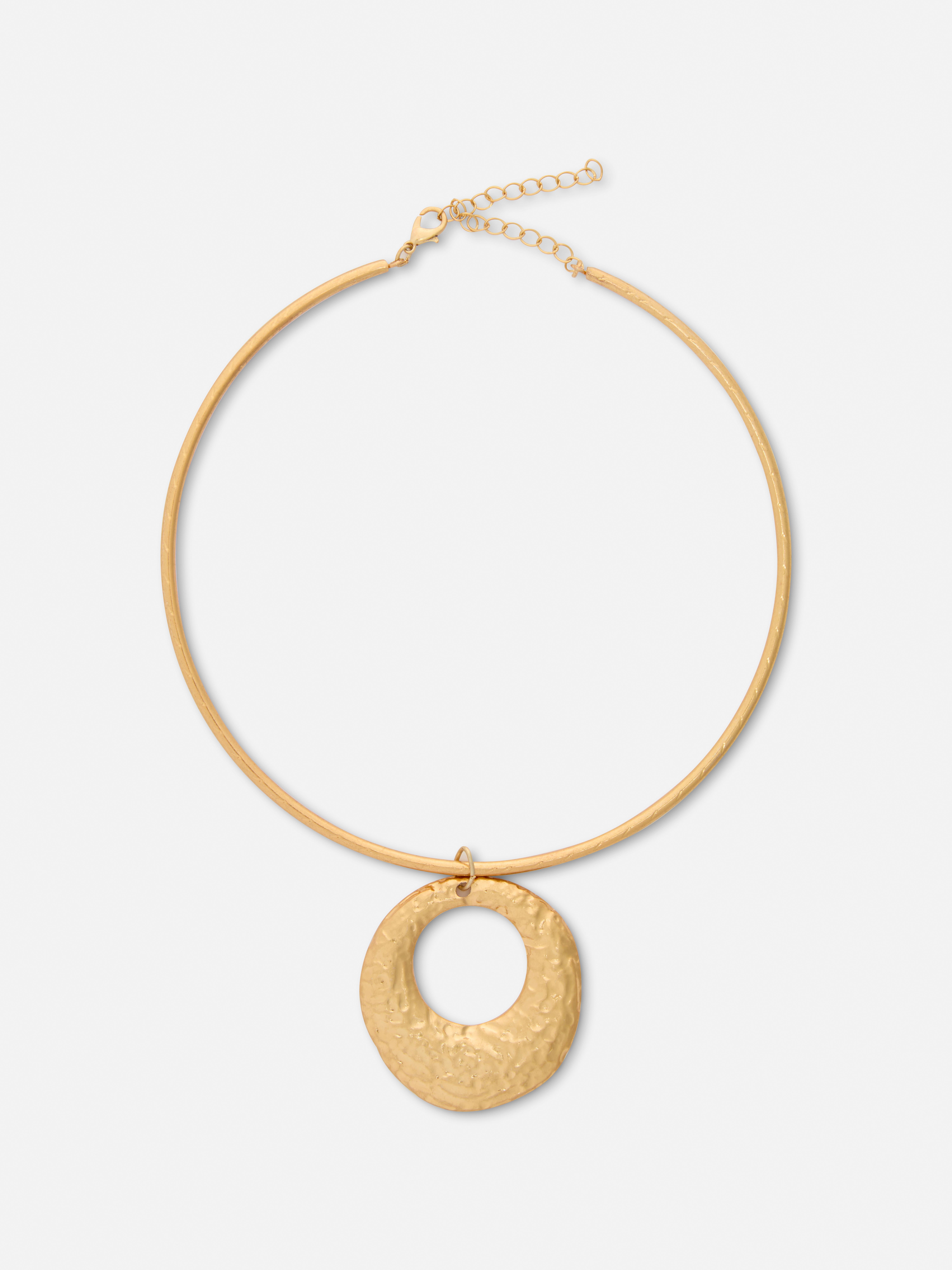 Rita Ora Golden Disc Choker