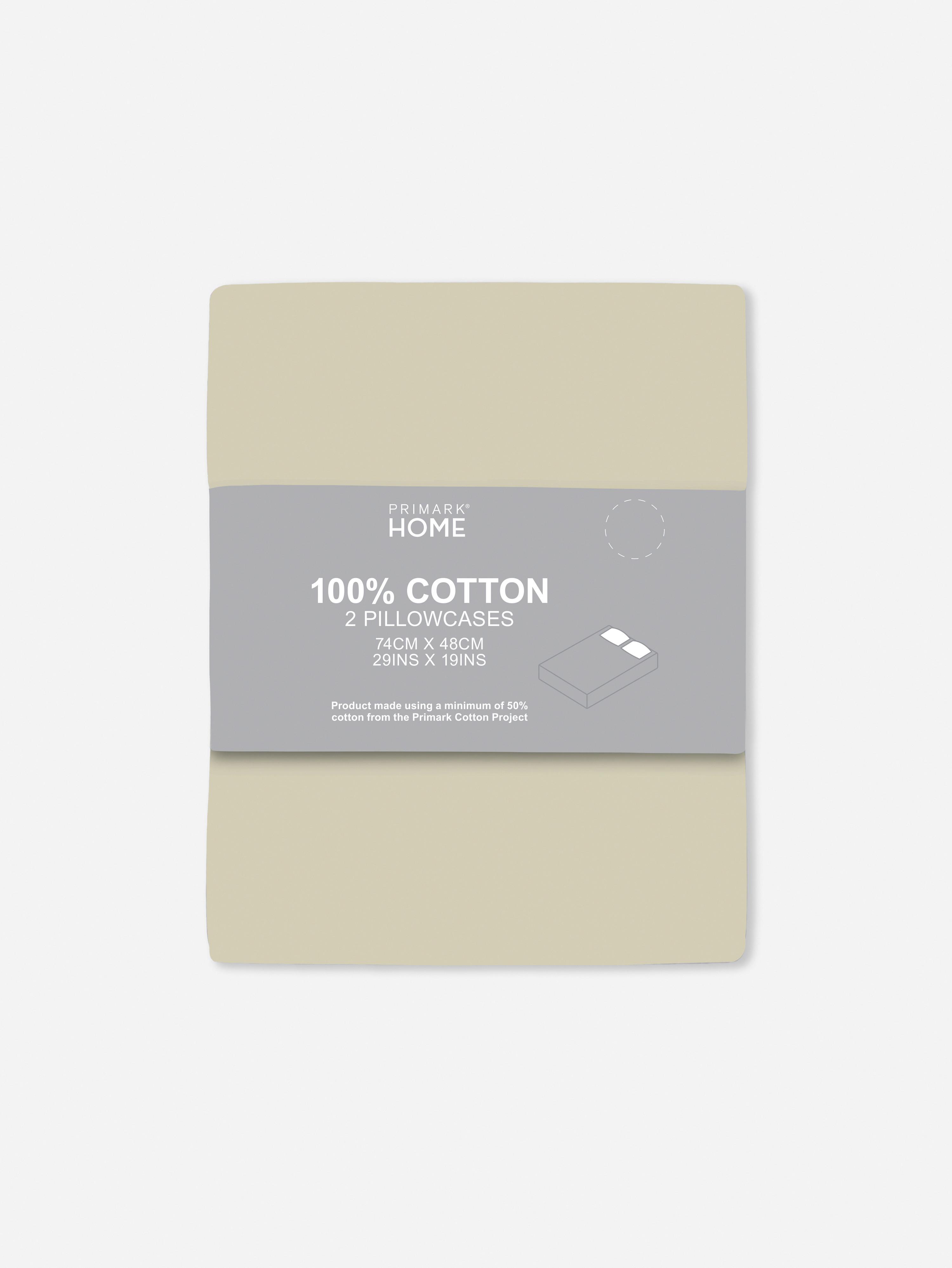 2pk Sateen Pillowcases