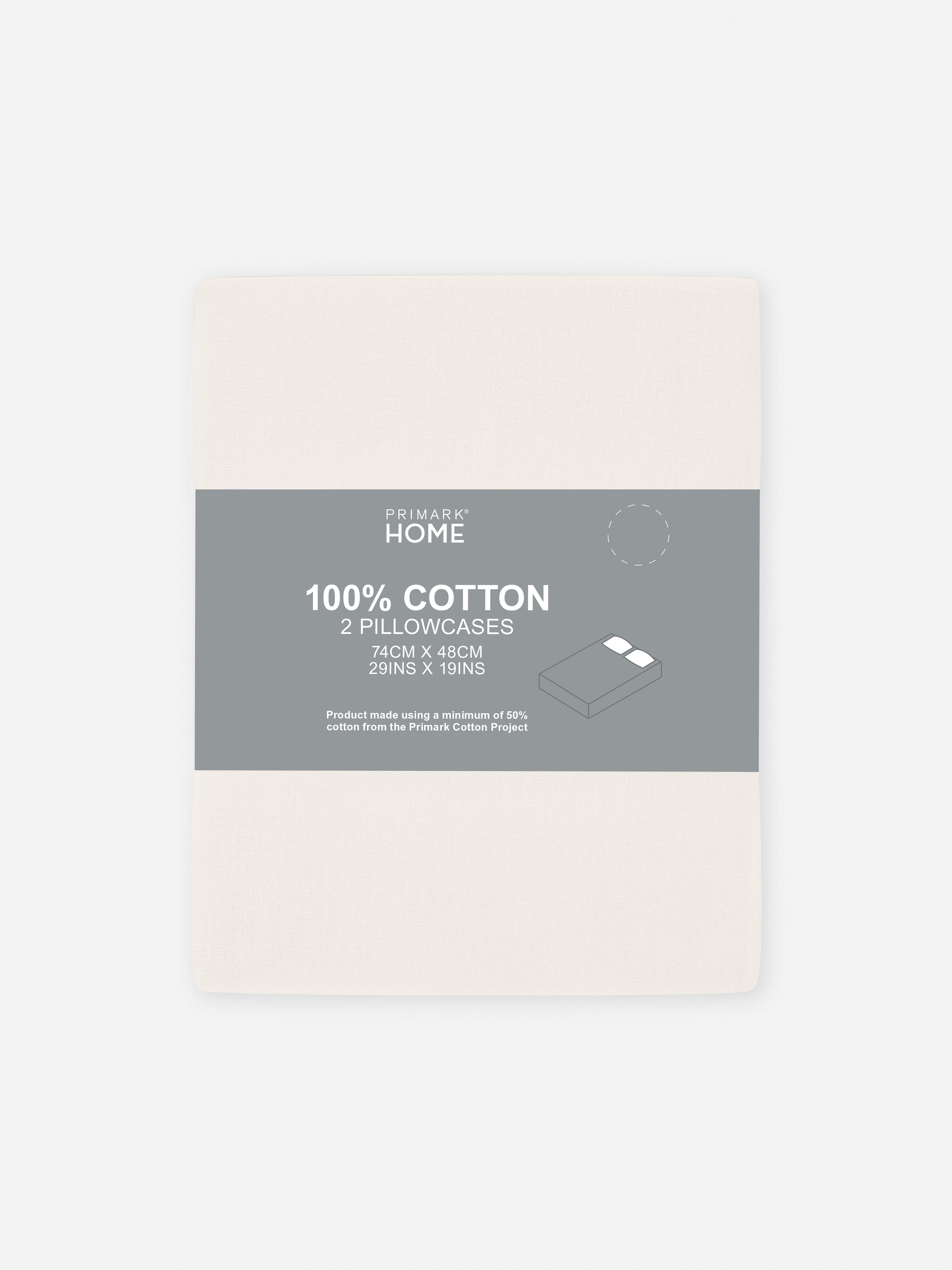 2pk Sateen Pillowcases