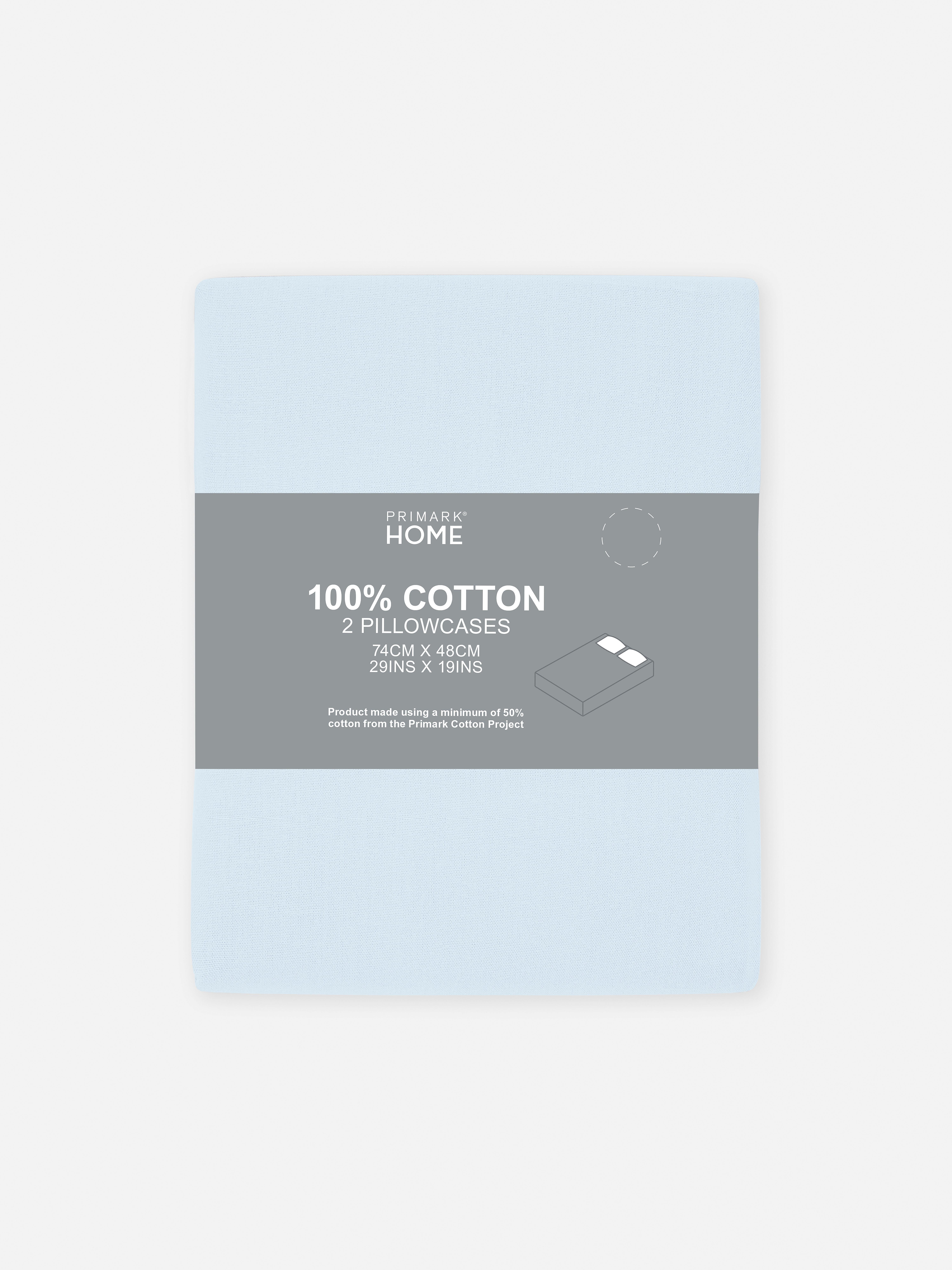 Lot de 2 taies d'oreiller en satin