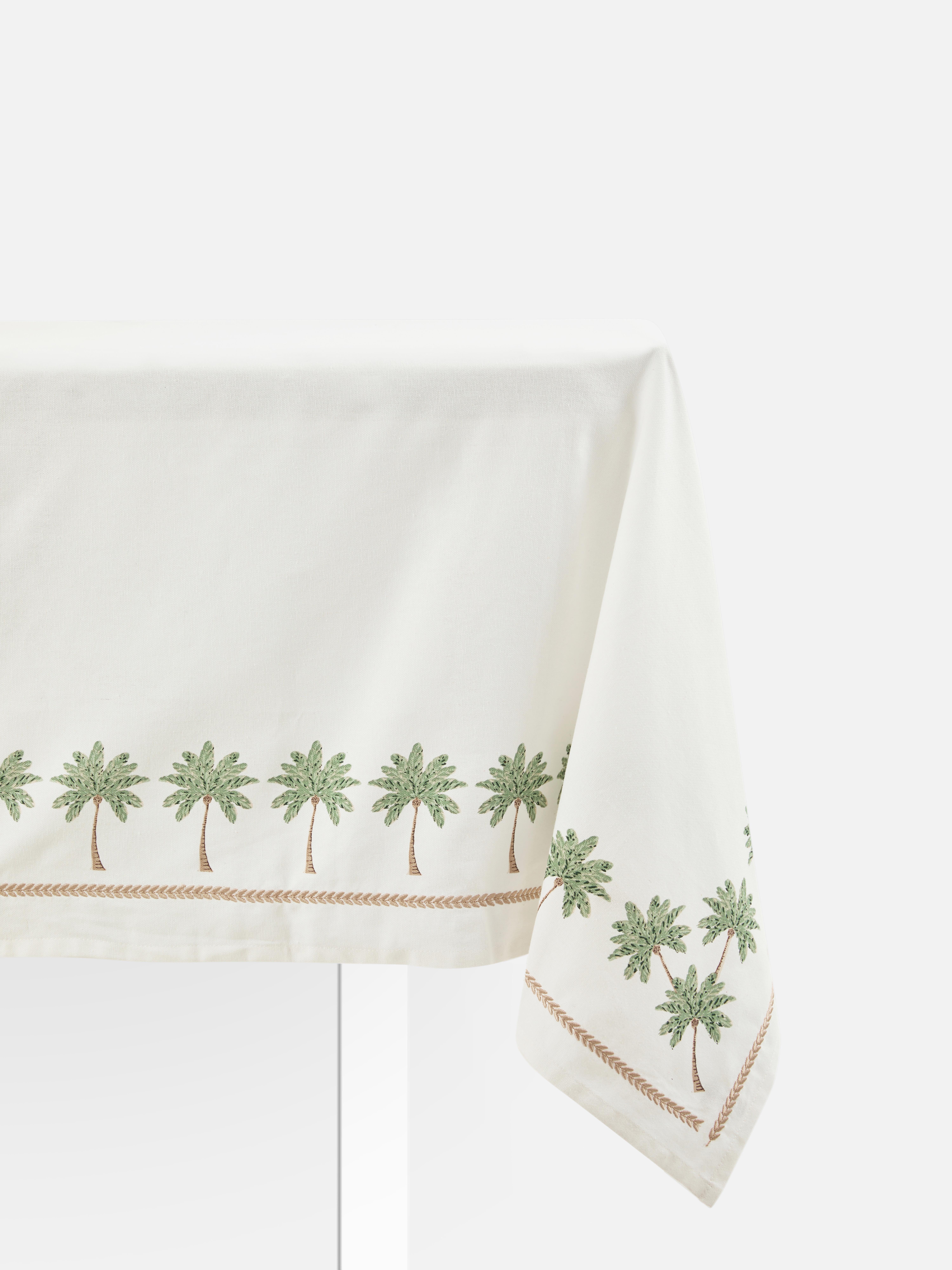 The Edit Palm Tree Table Cloth