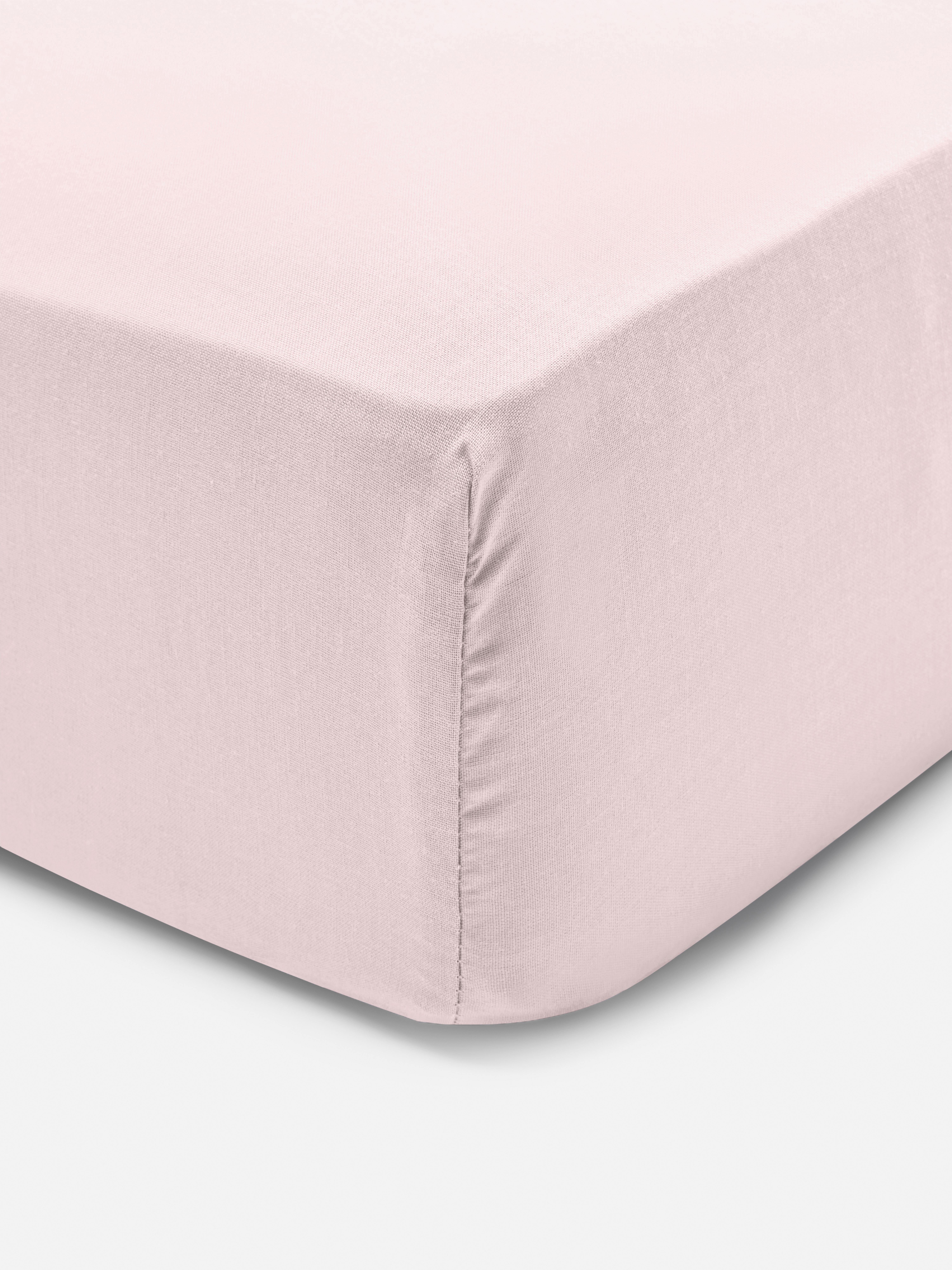 Sateen Single Fitted Sheet Pink