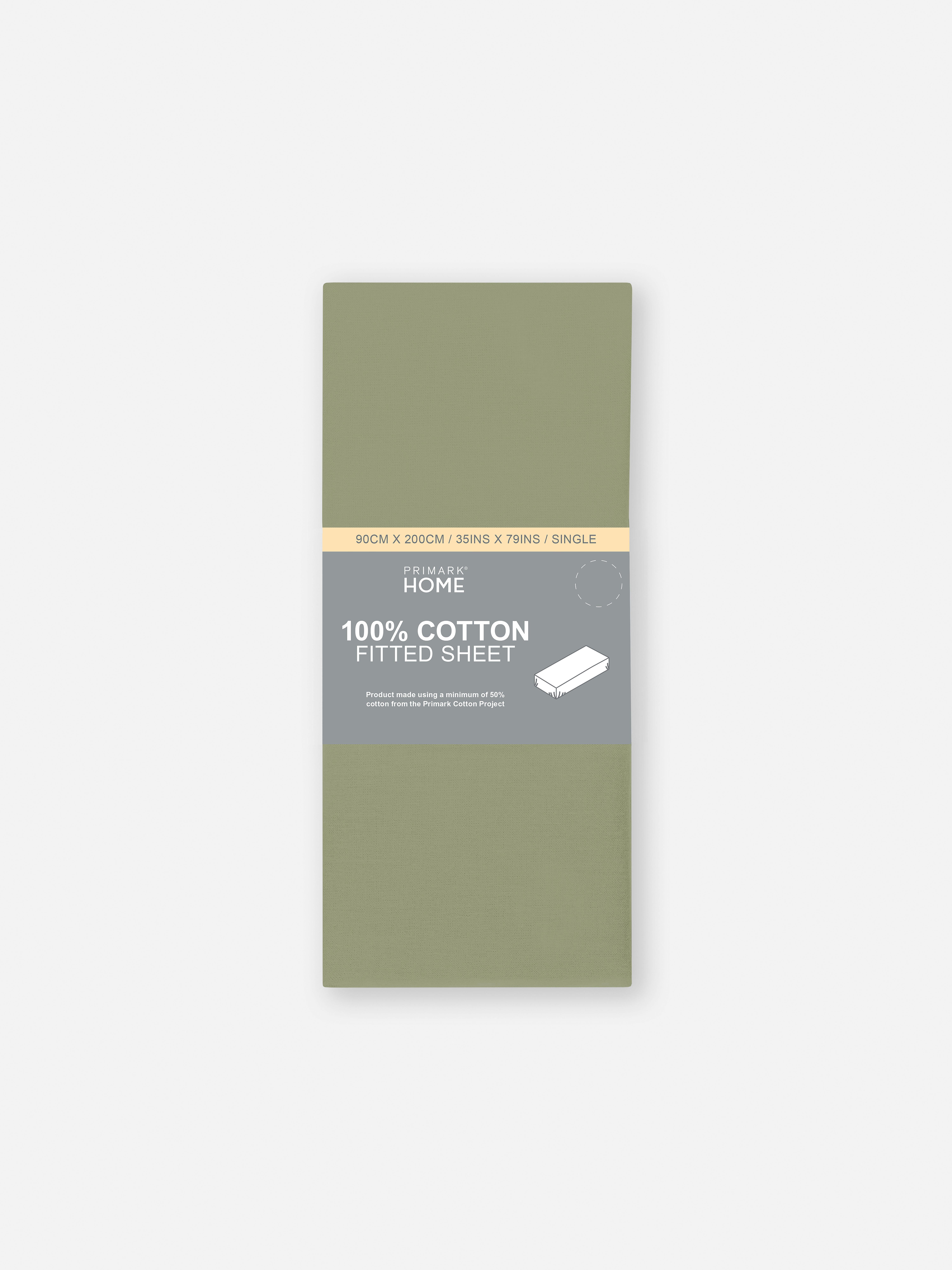 Sateen Single Fitted Sheet