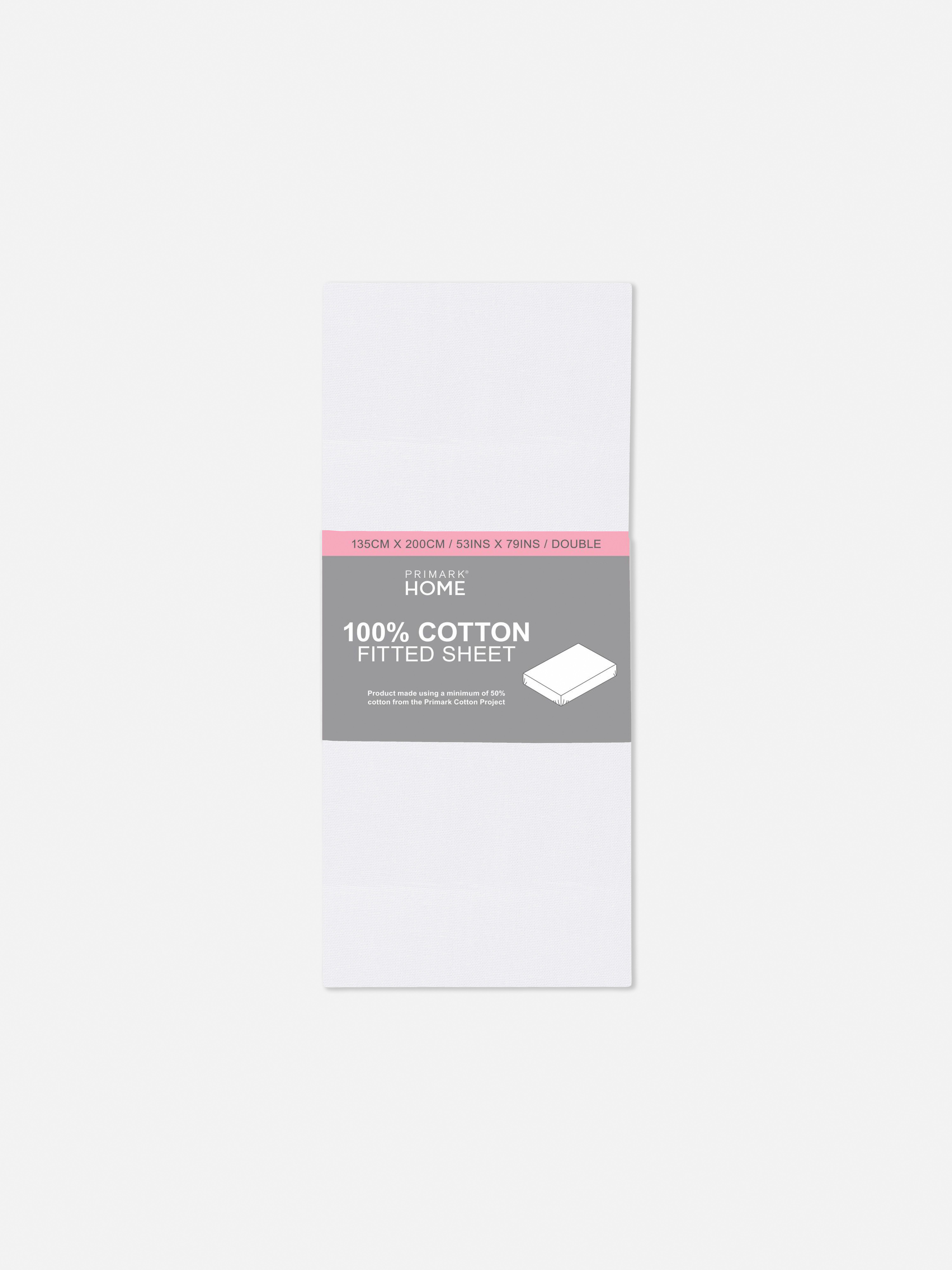 Sateen Double Fitted Sheet
