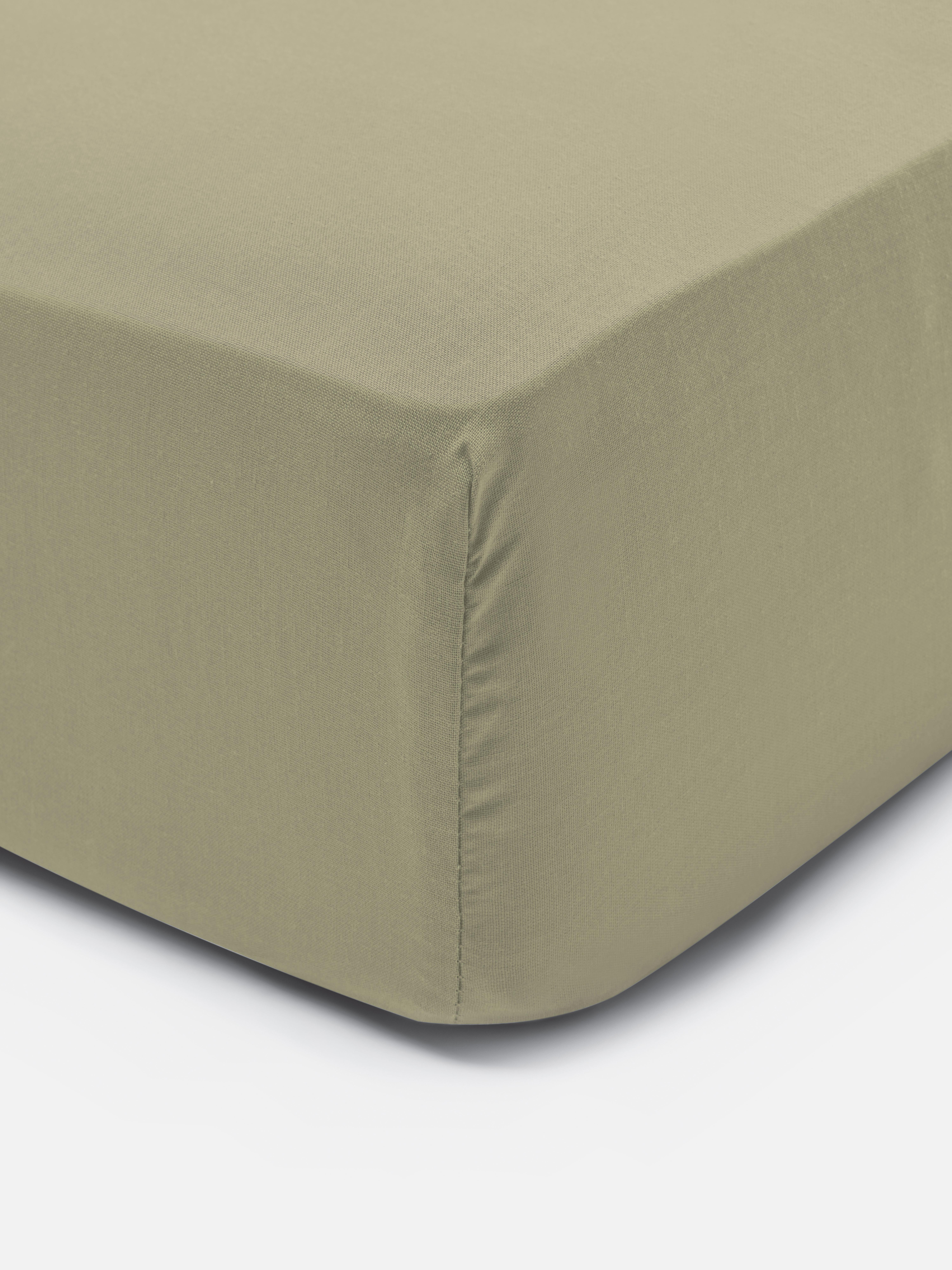 Sateen Double Fitted Sheet