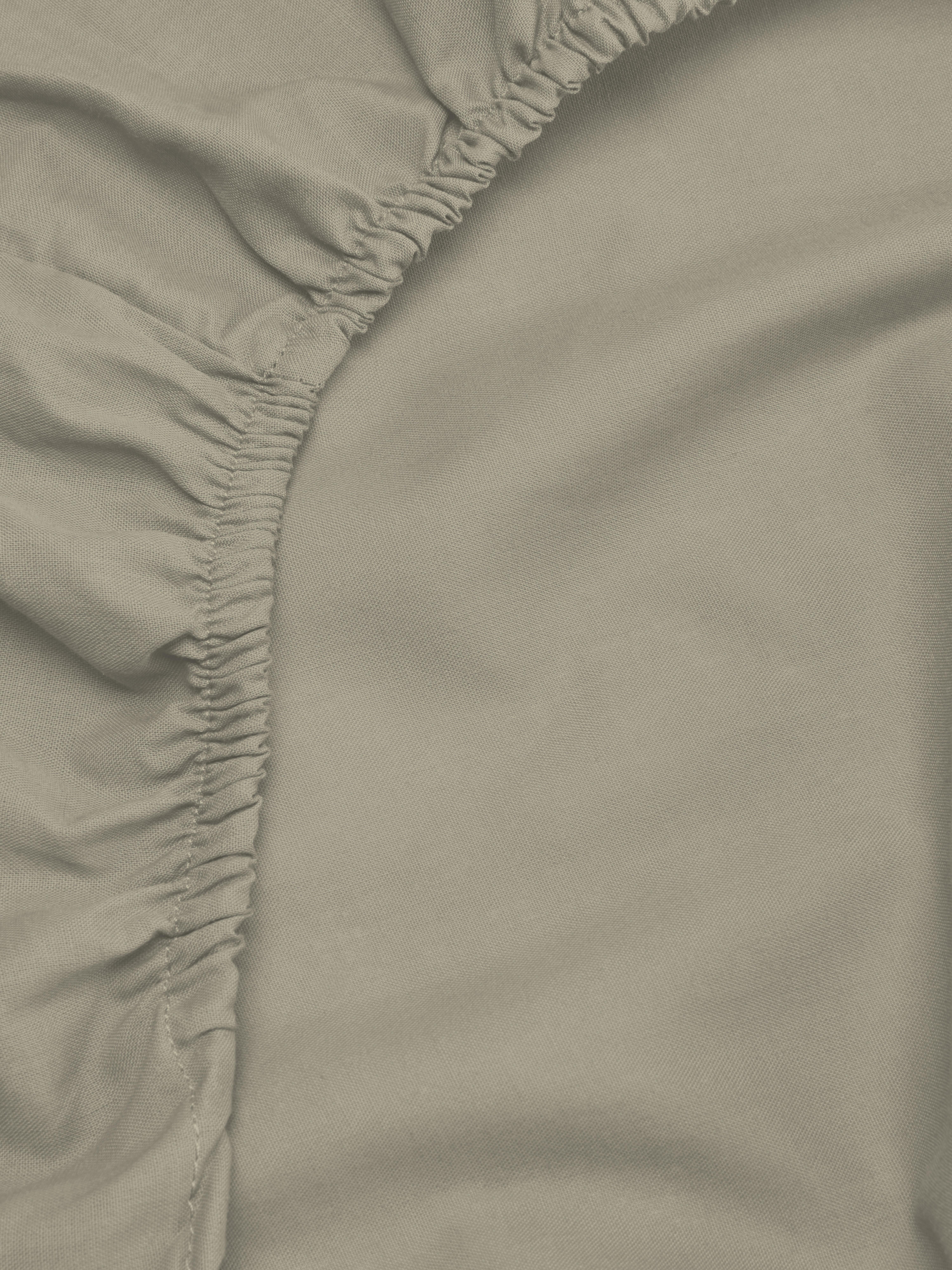 Sateen Double Fitted Sheet