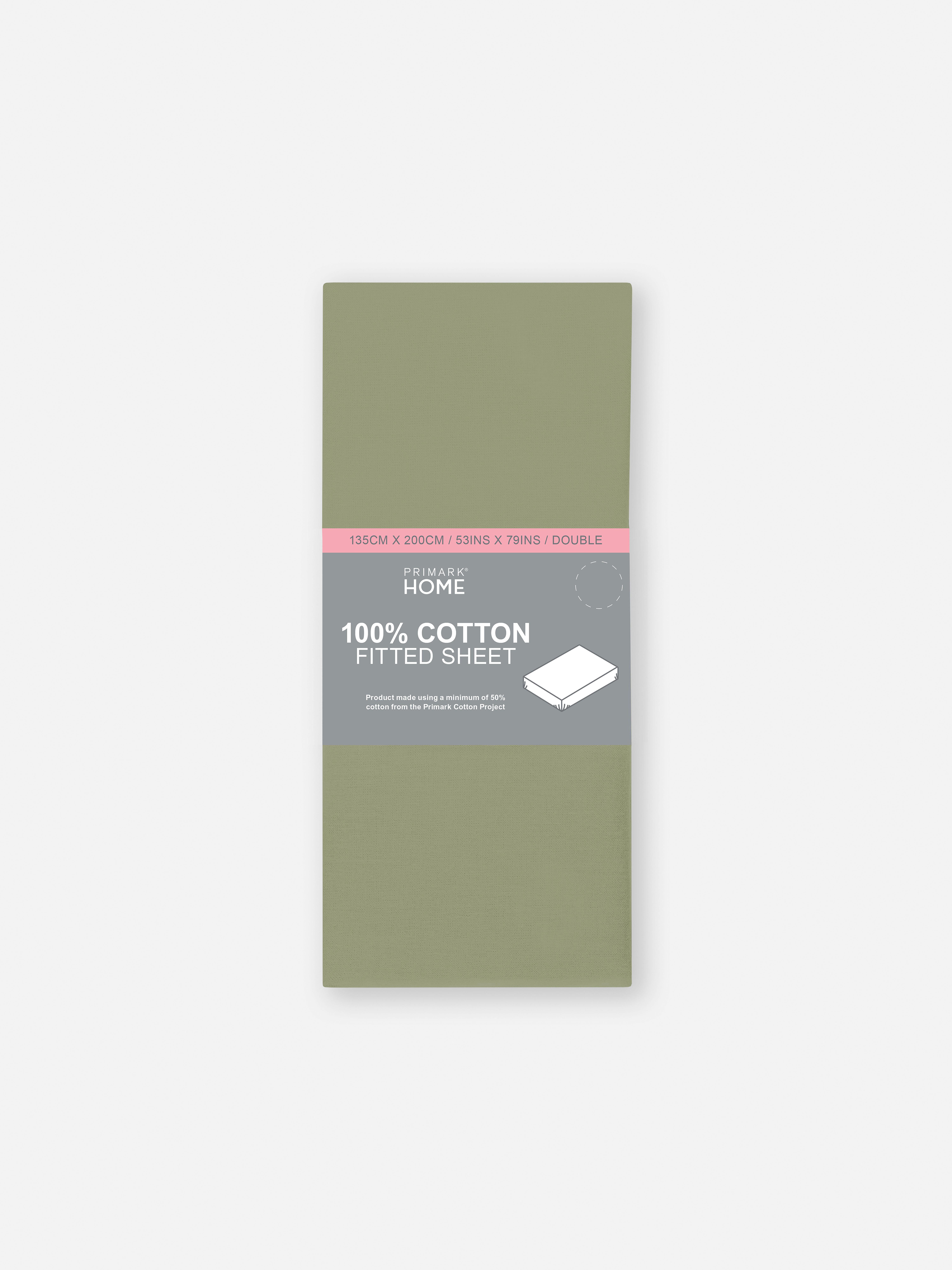 Sateen Double Fitted Sheet