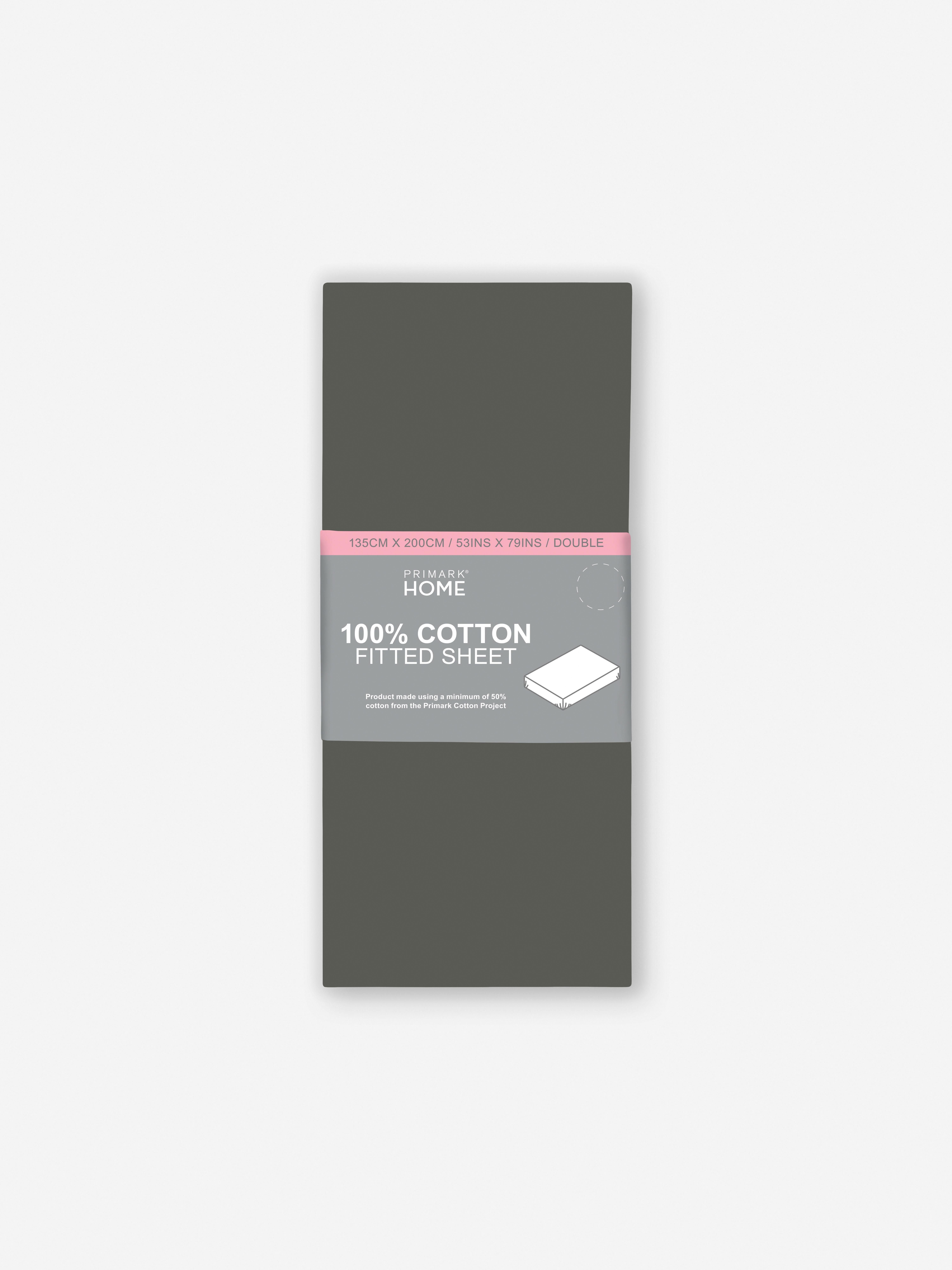 Sateen Double Fitted Sheet