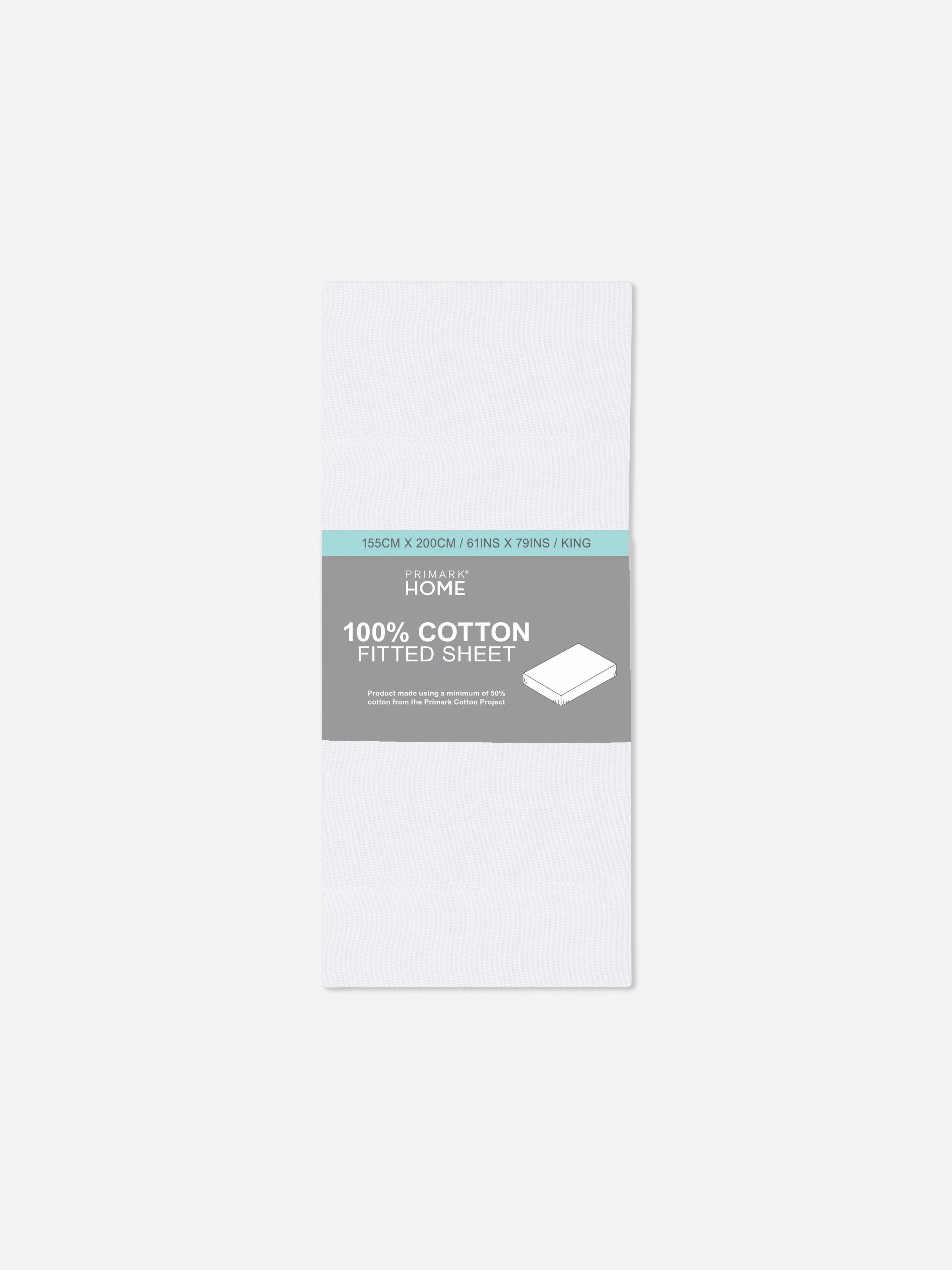 King Sateen Fitted Sheet