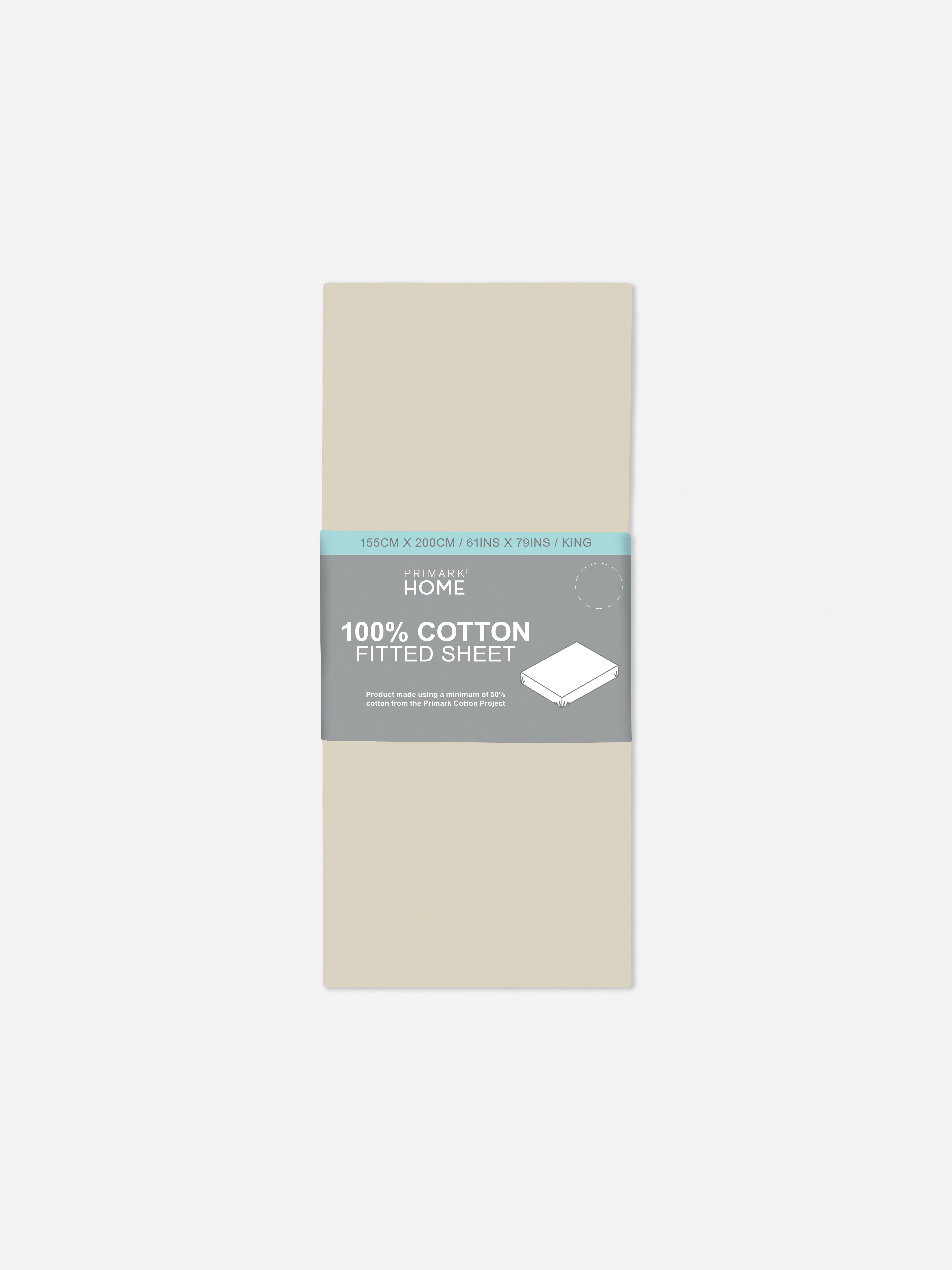 King Sateen Fitted Sheet