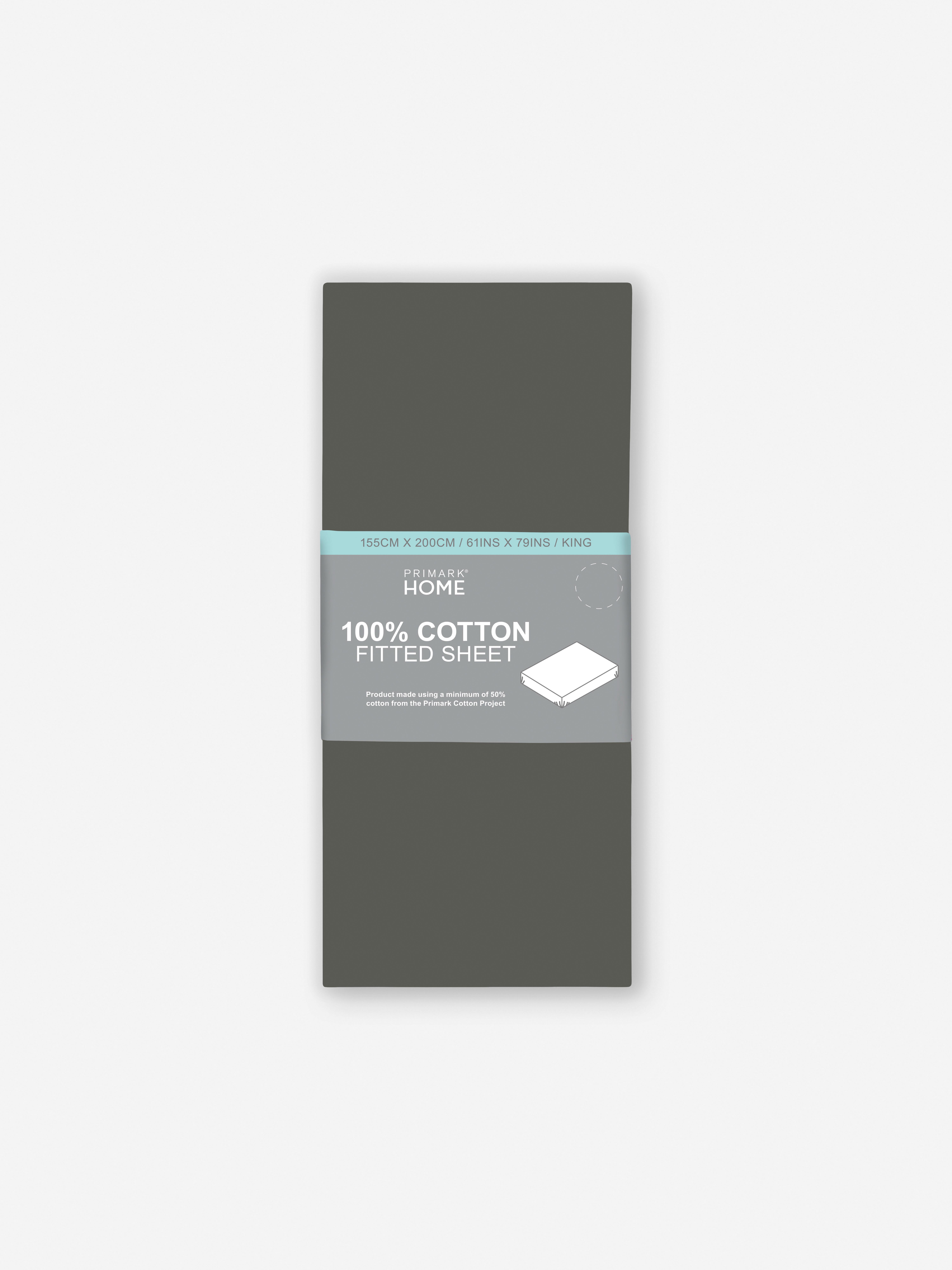 King Sateen Fitted Sheet