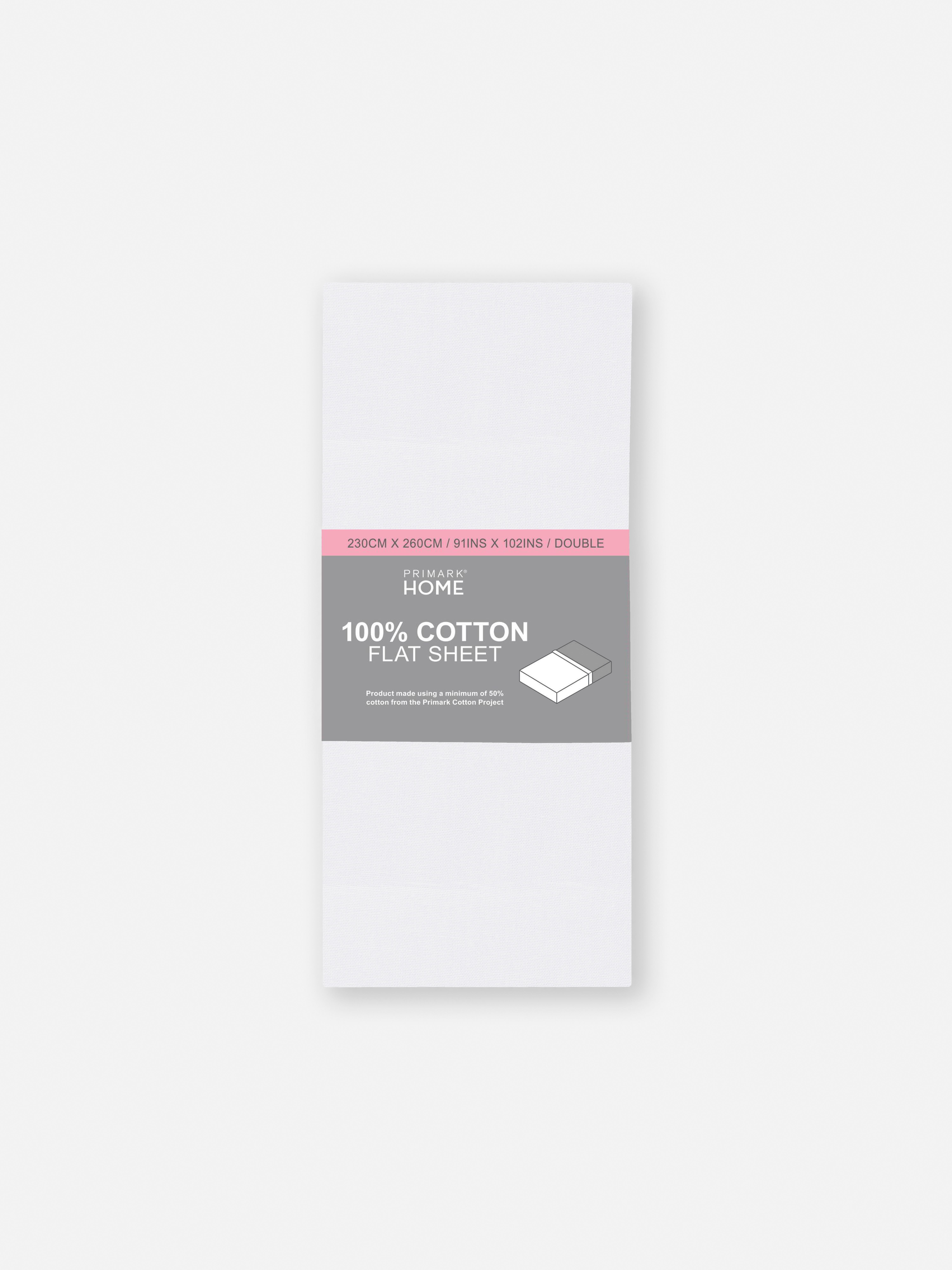 Cotton Double Flat Sheet