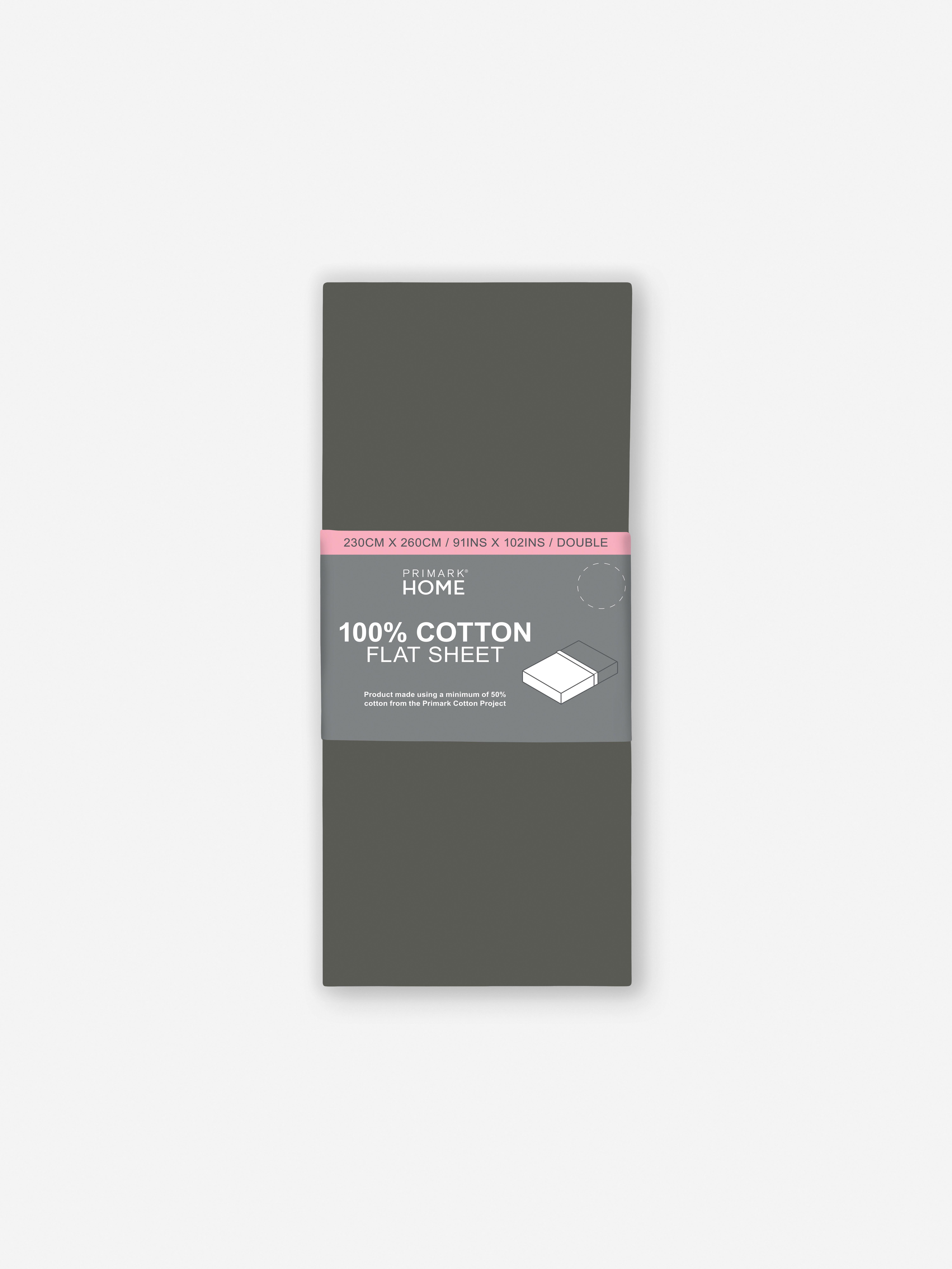 Cotton Double Flat Sheet
