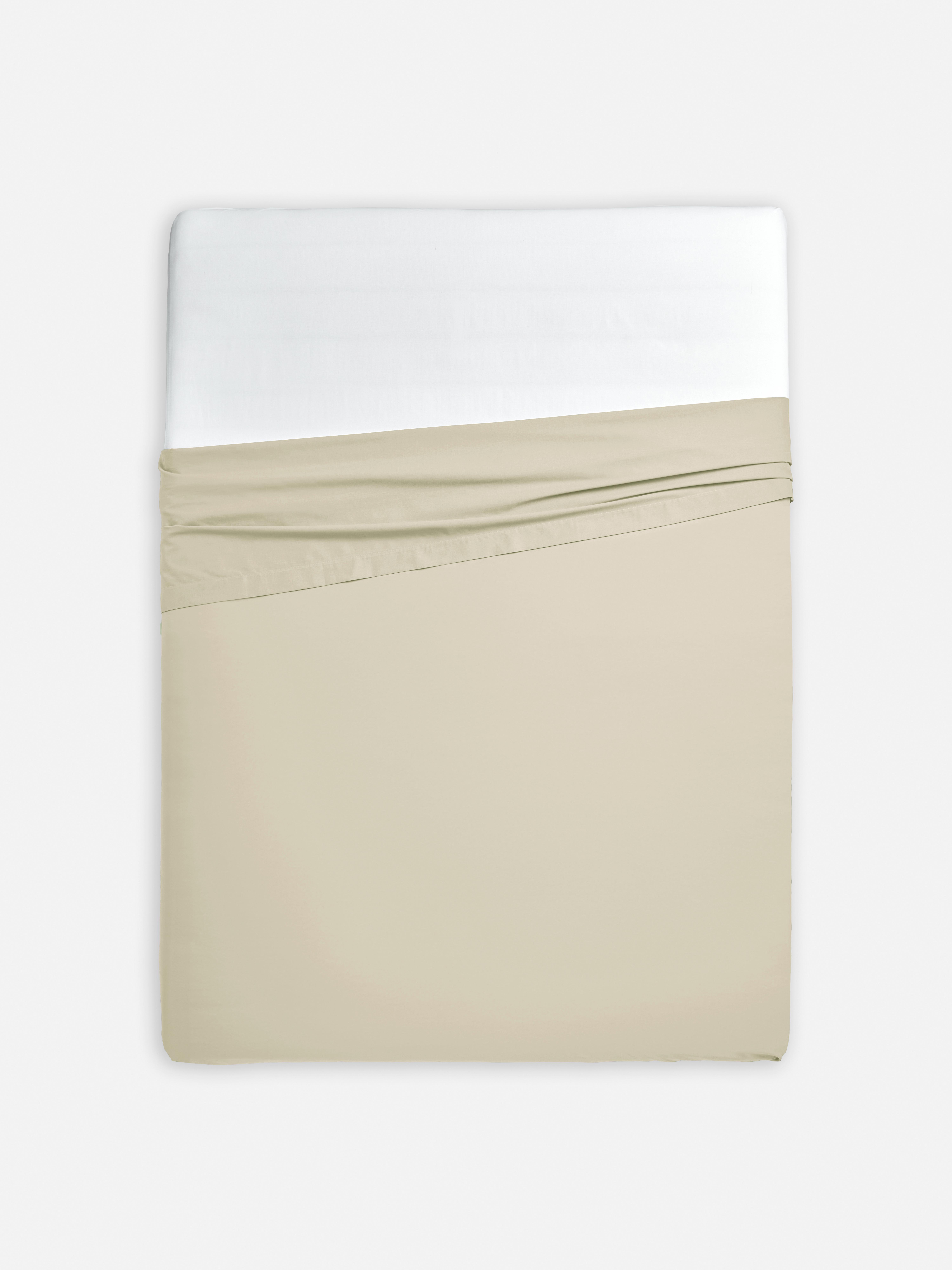 Sateen King Flat Sheet Natural