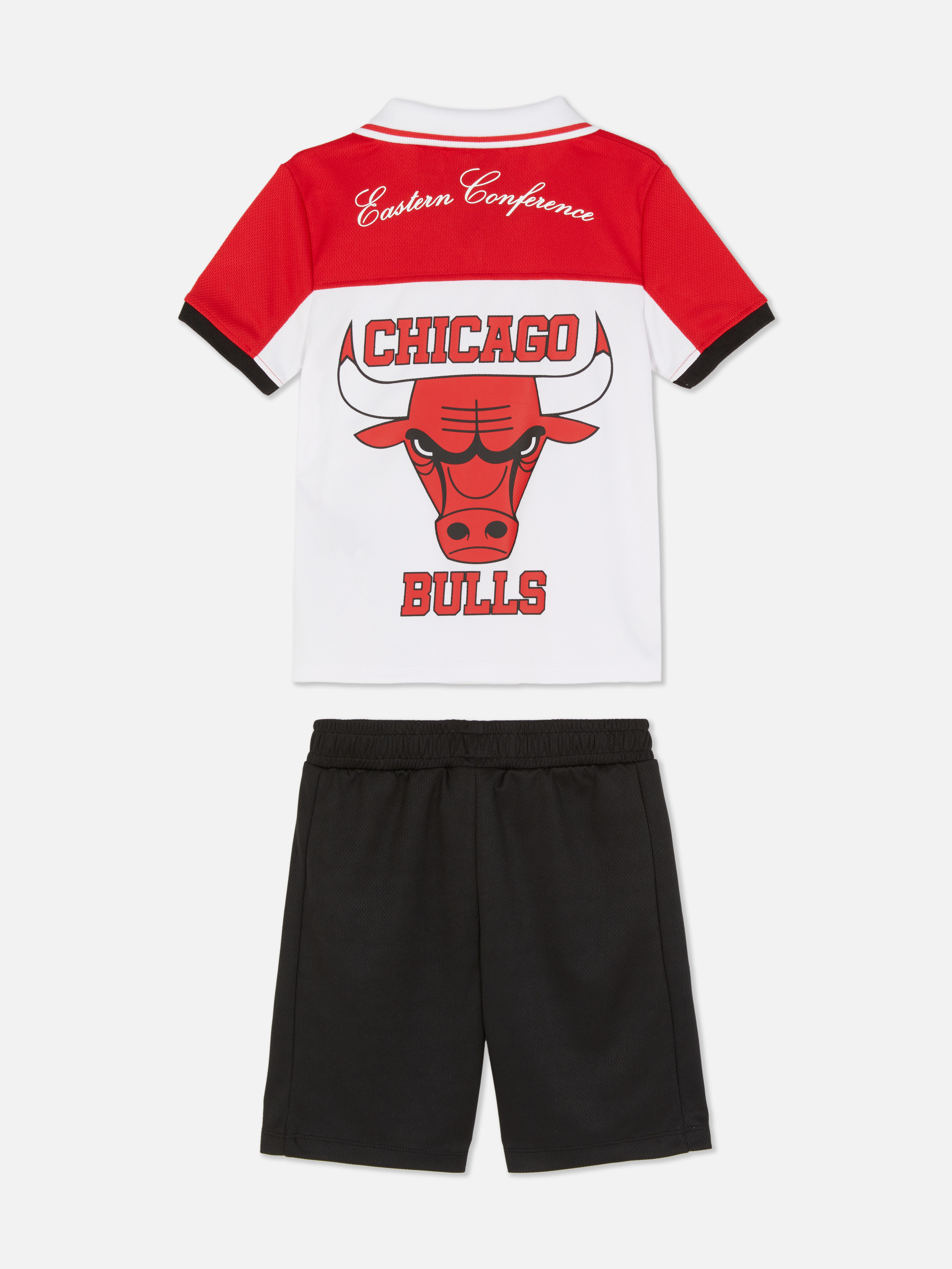 NBA Chicago Bulls galléros felső- és rövidnadrágszett