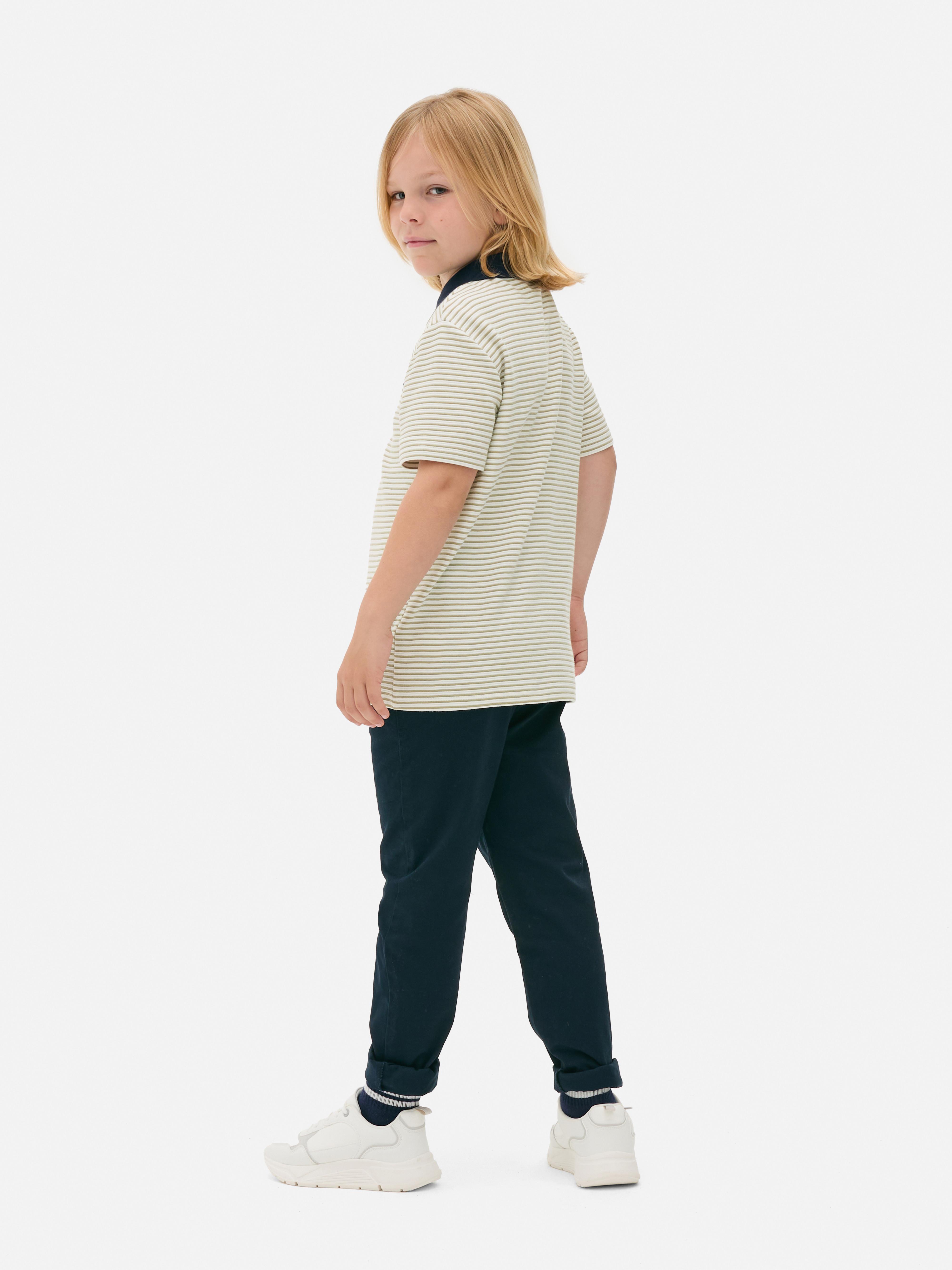 7-15yrs | Stripe Polo Shirt