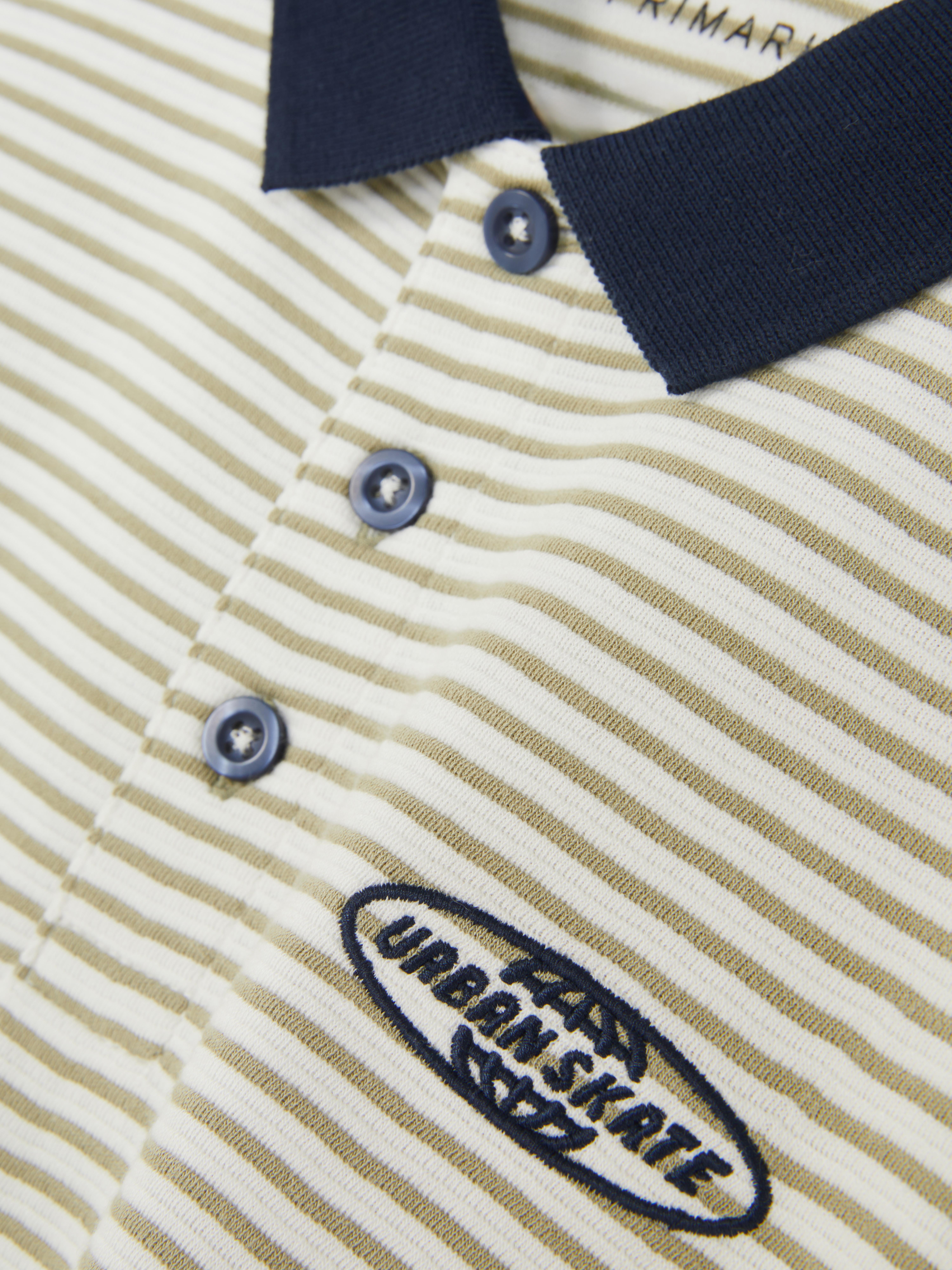 7-15yrs | Stripe Polo Shirt