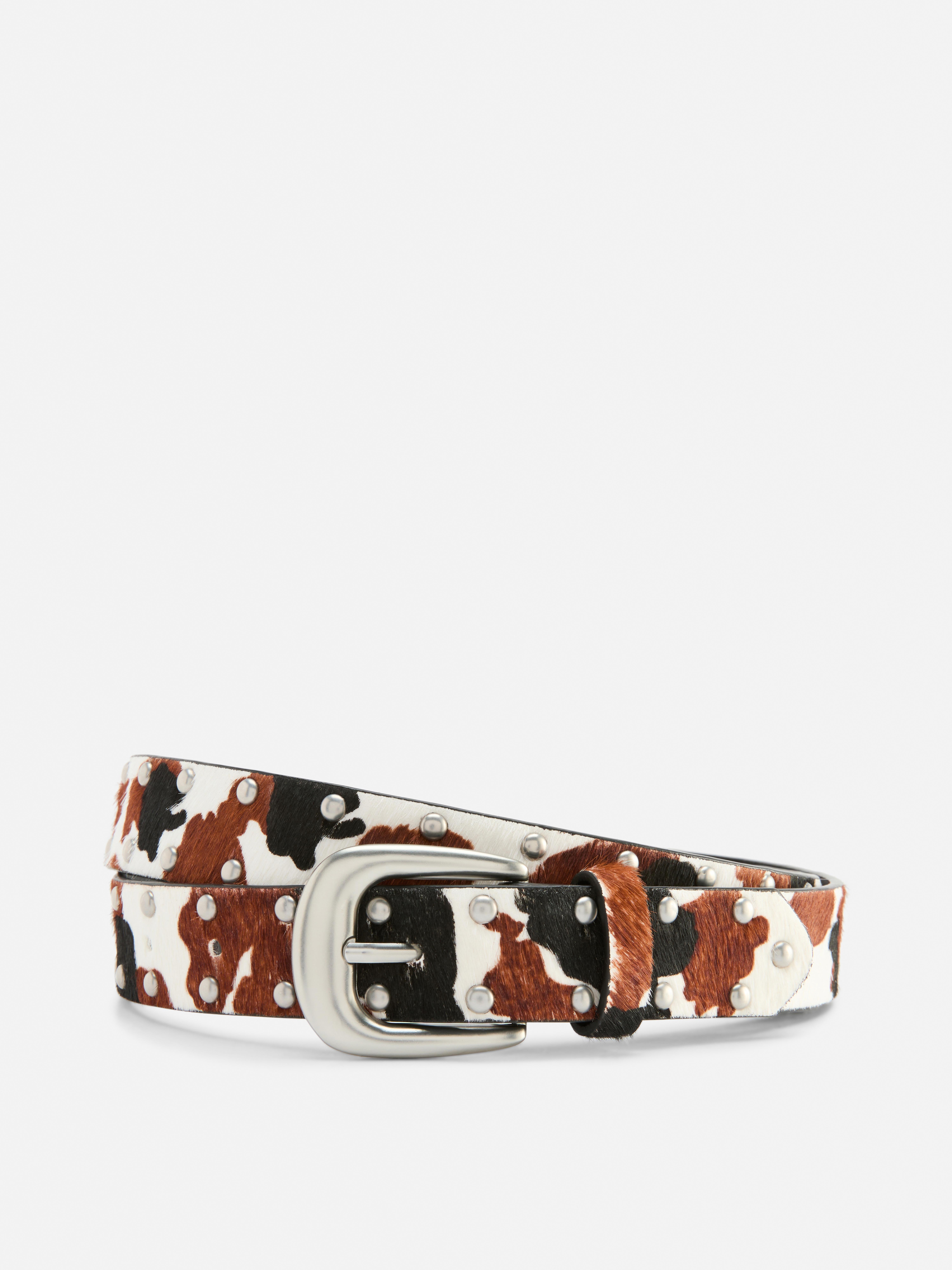 Ceinture Western imitation peau de poney