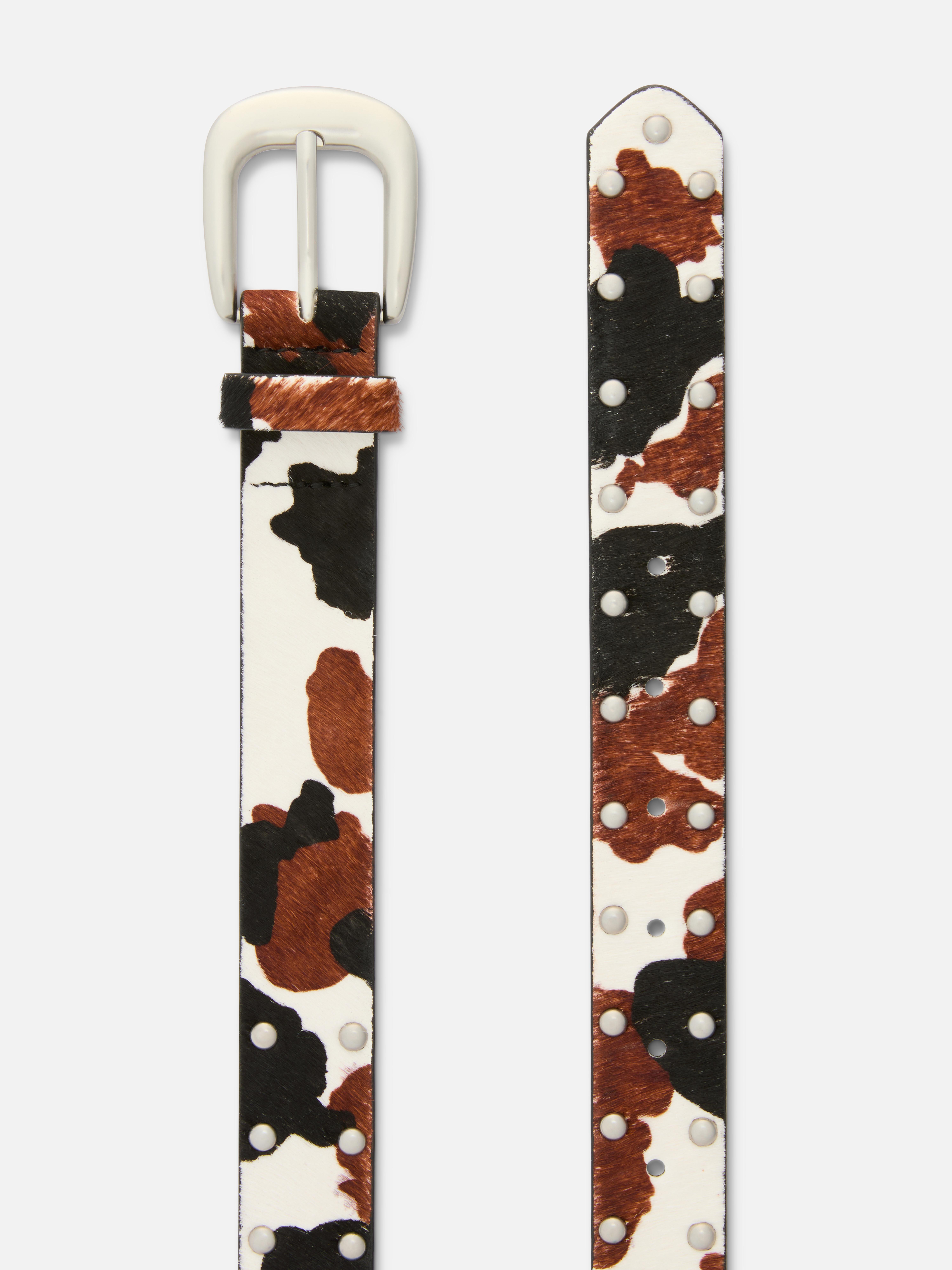 Ceinture Western imitation peau de poney