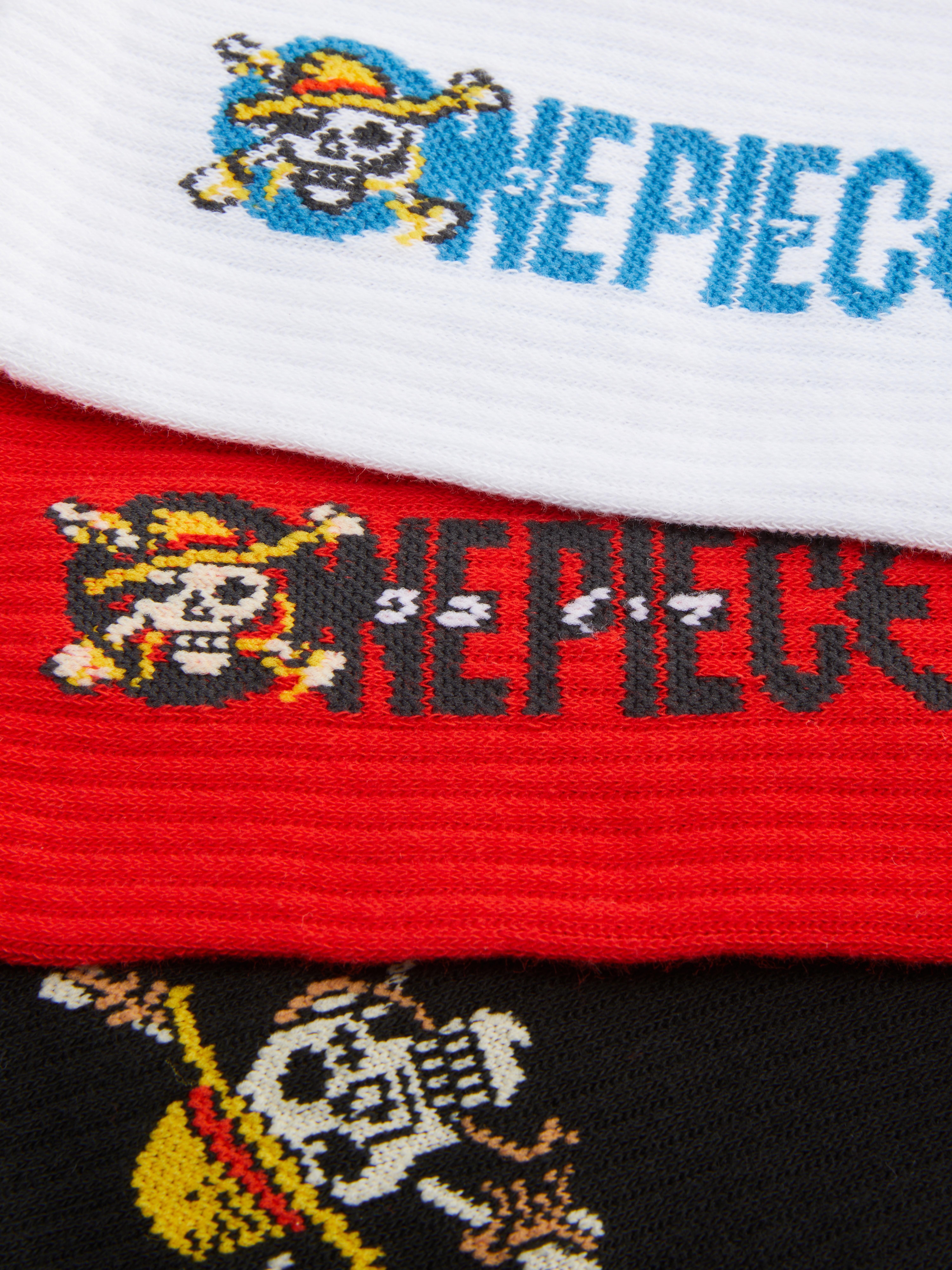 Pack de 3 pares de calcetines altos de One Piece