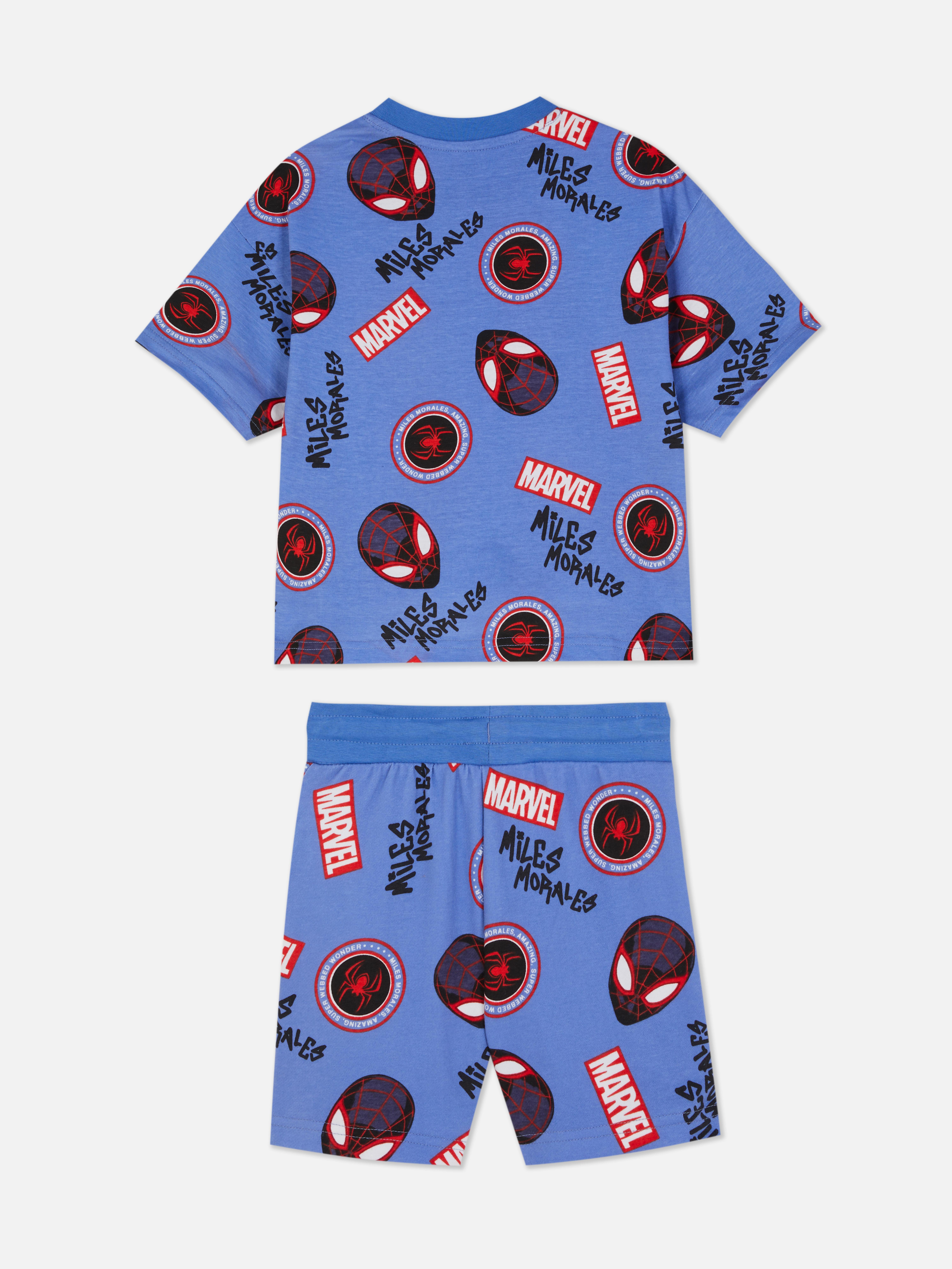 1,5–8 ans | Ensemble t-shirt et short MARVEL Spider-Man Miles Morales