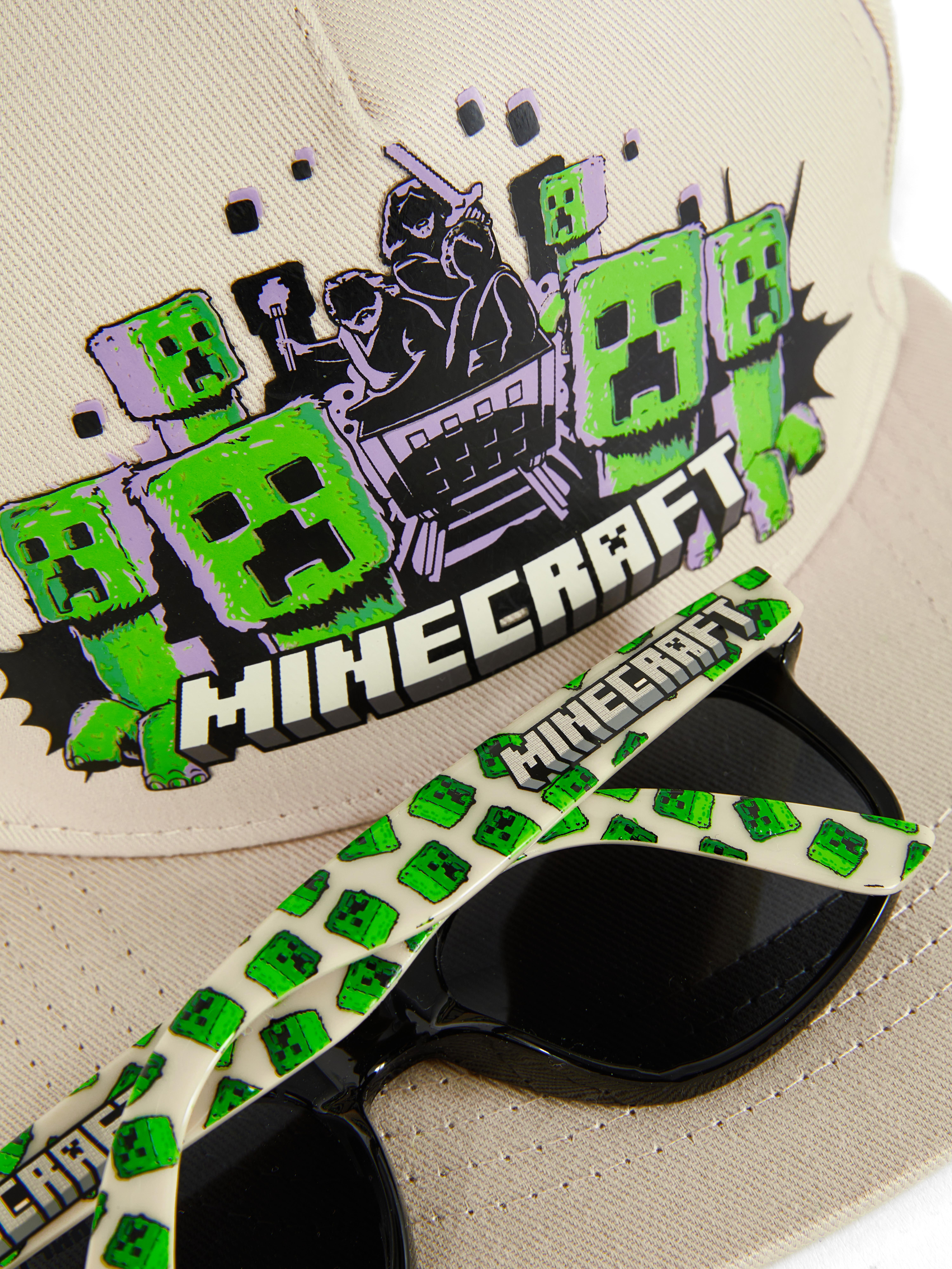 Minecraft Sunglasses and Cap