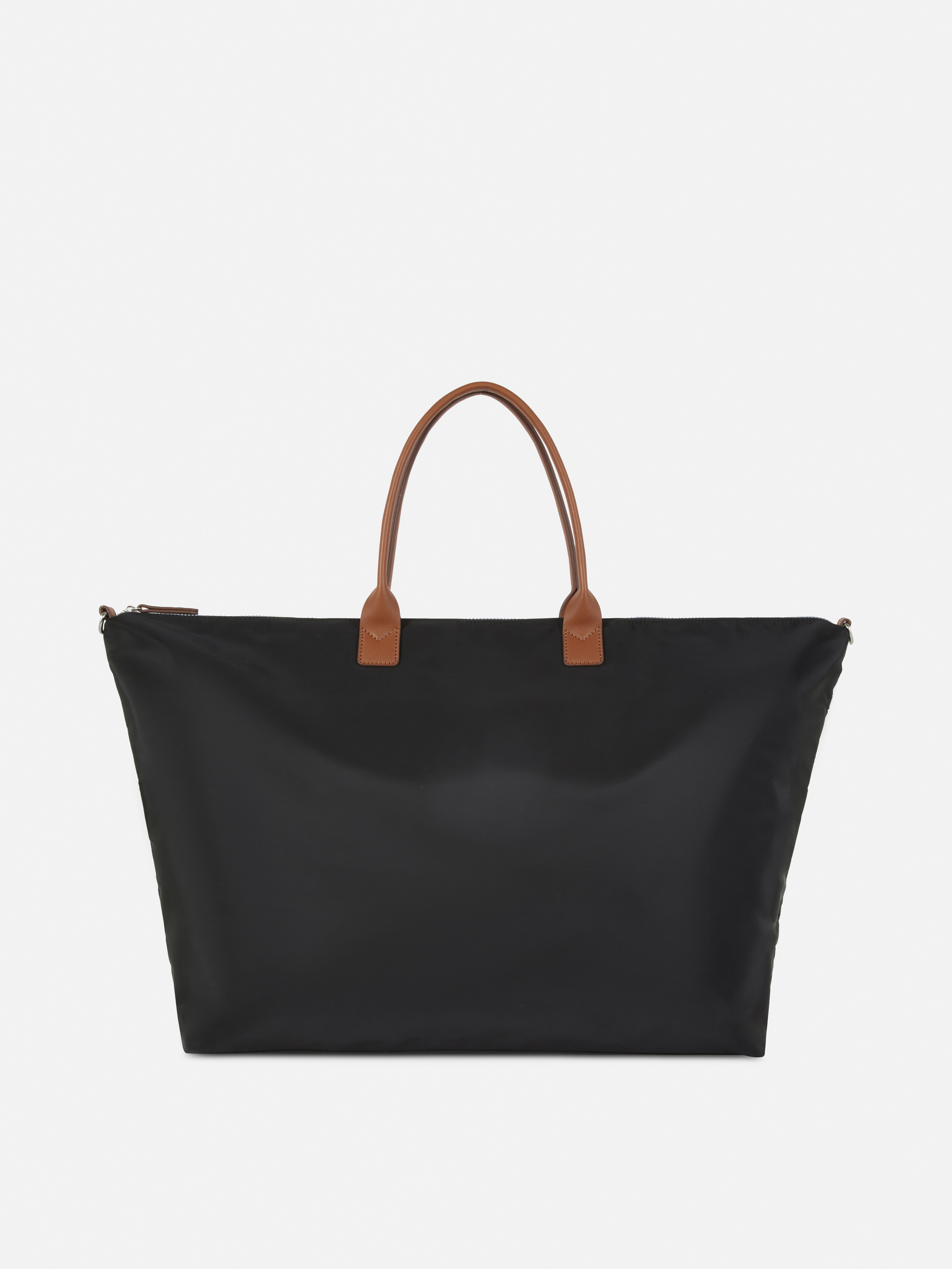 Women's Black Expandable 3-Tier Weekend Bag | Primark