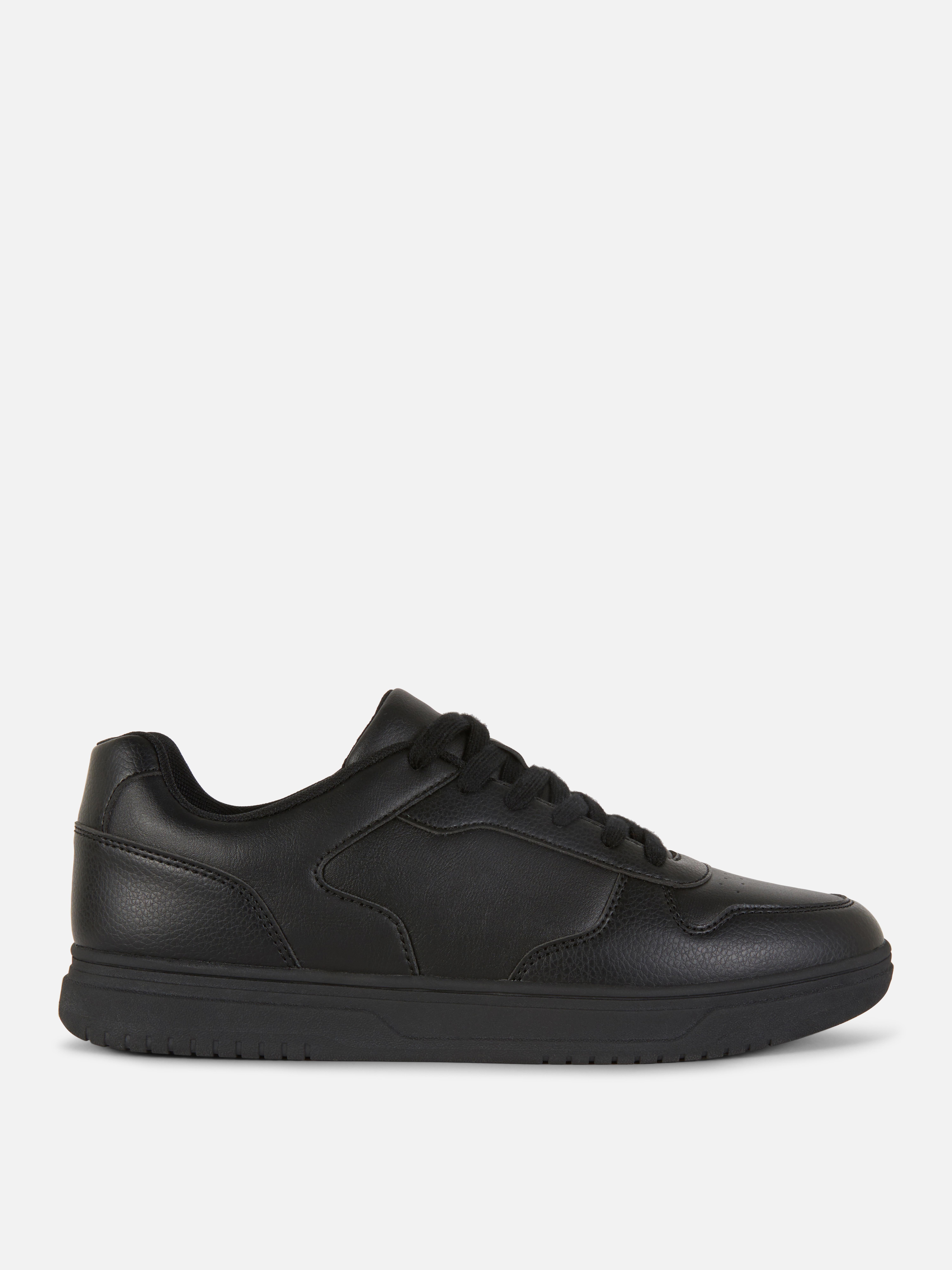 Panelled Low-Top Trainers