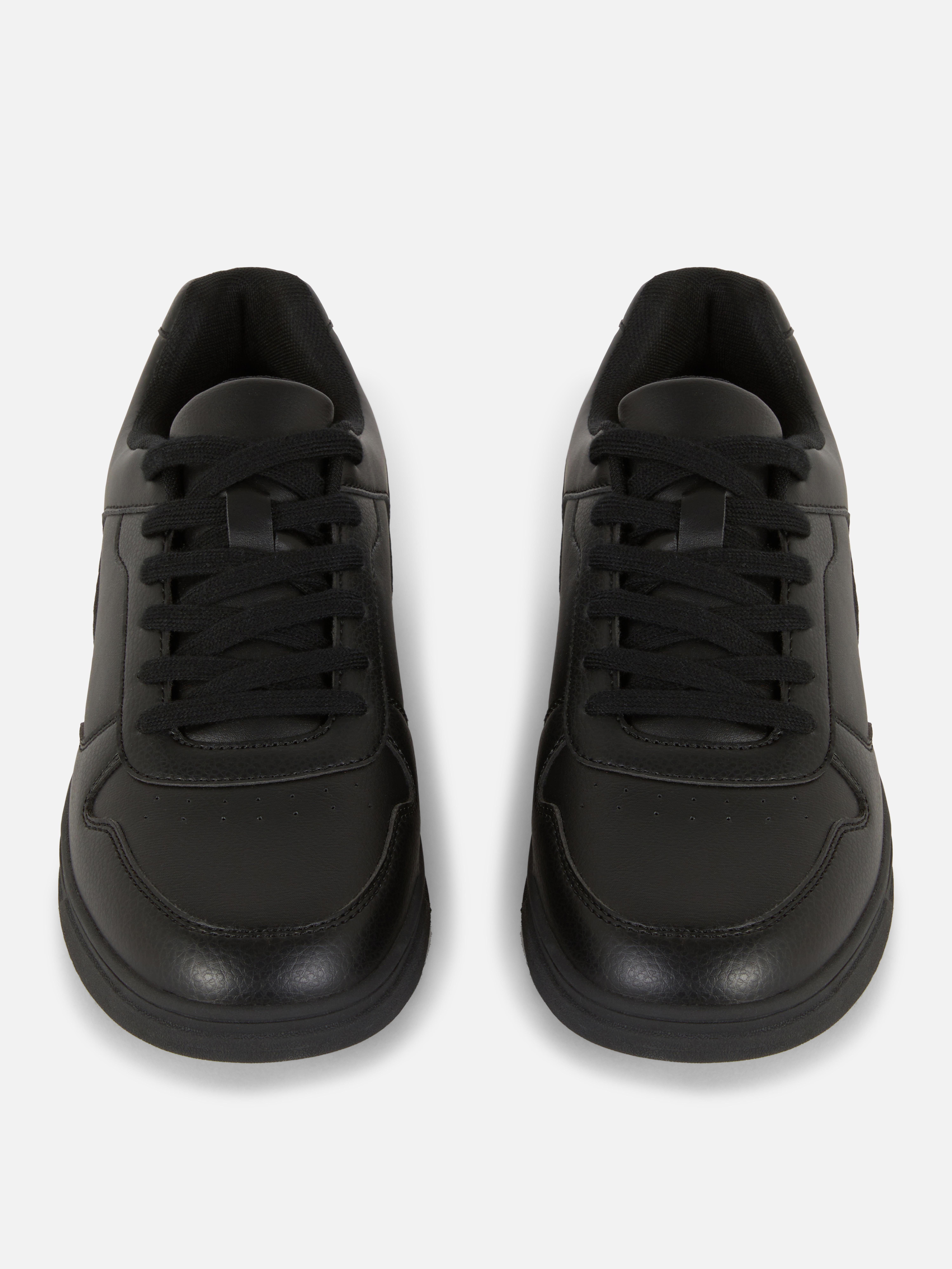 Panelled Low-Top Trainers