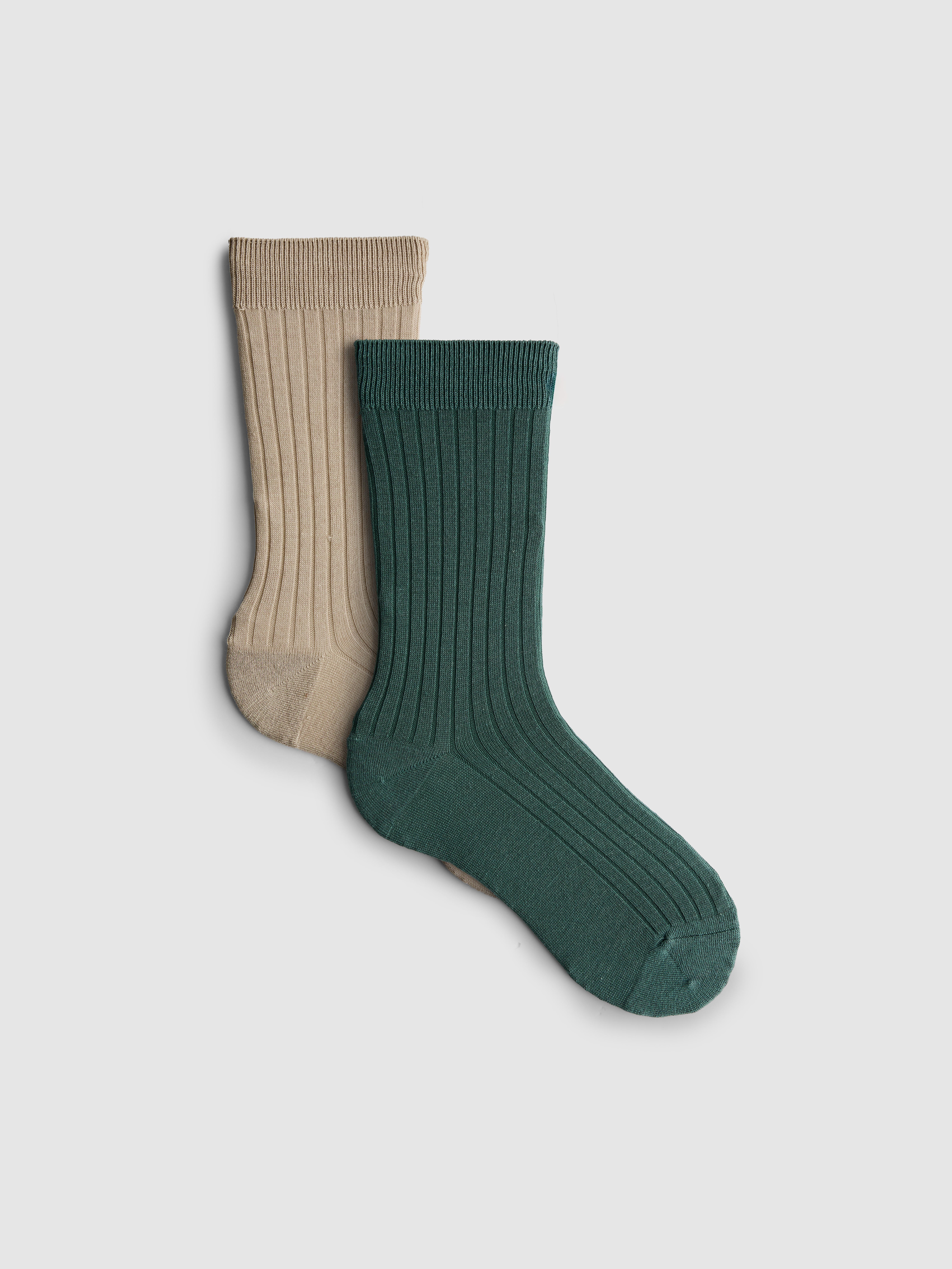 „The Edit“ Crew-Socken aus Seidenmischung, 2er-Pack