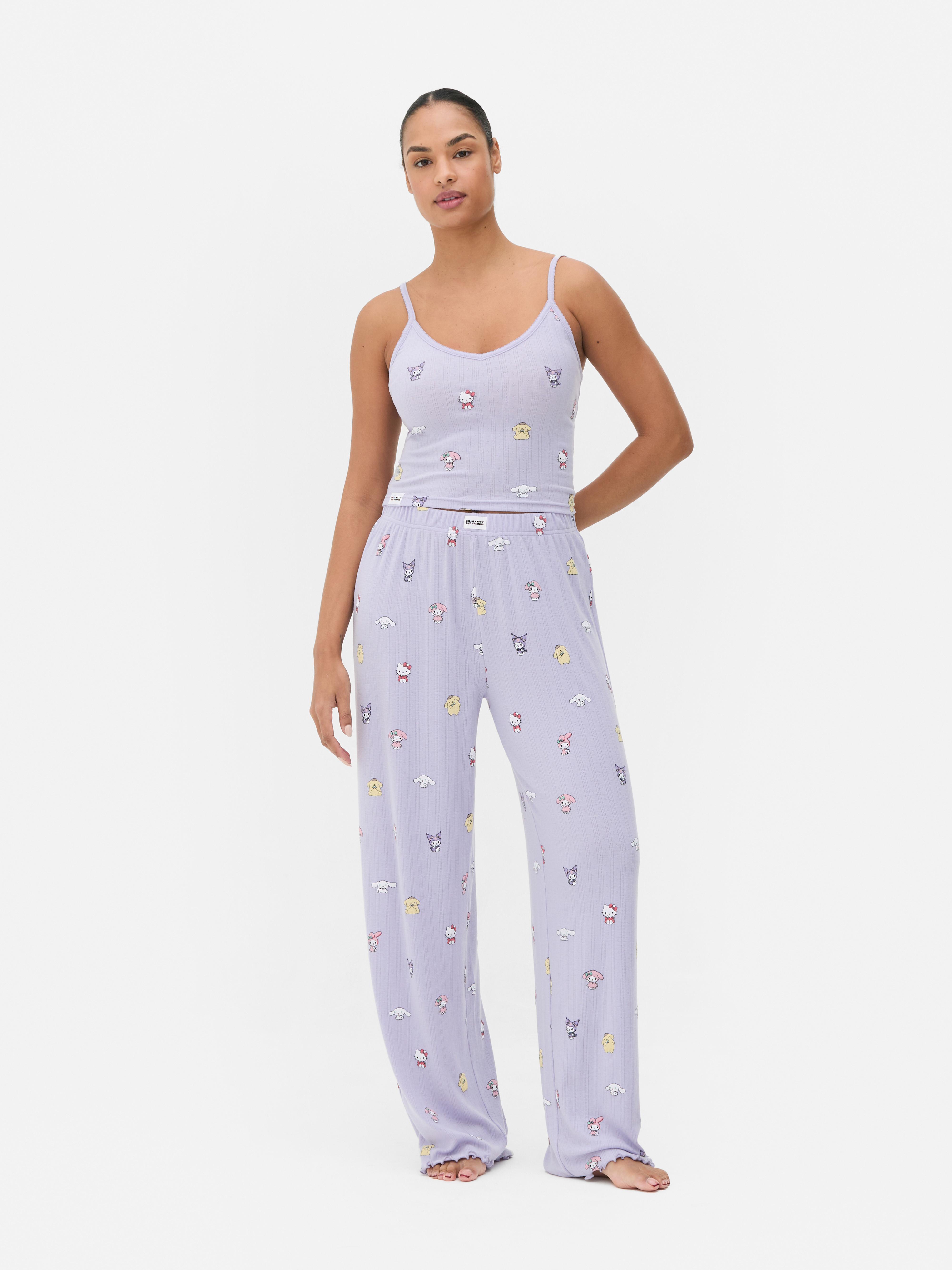 Caraco de pyjama en pointelle Hello Kitty and Friends