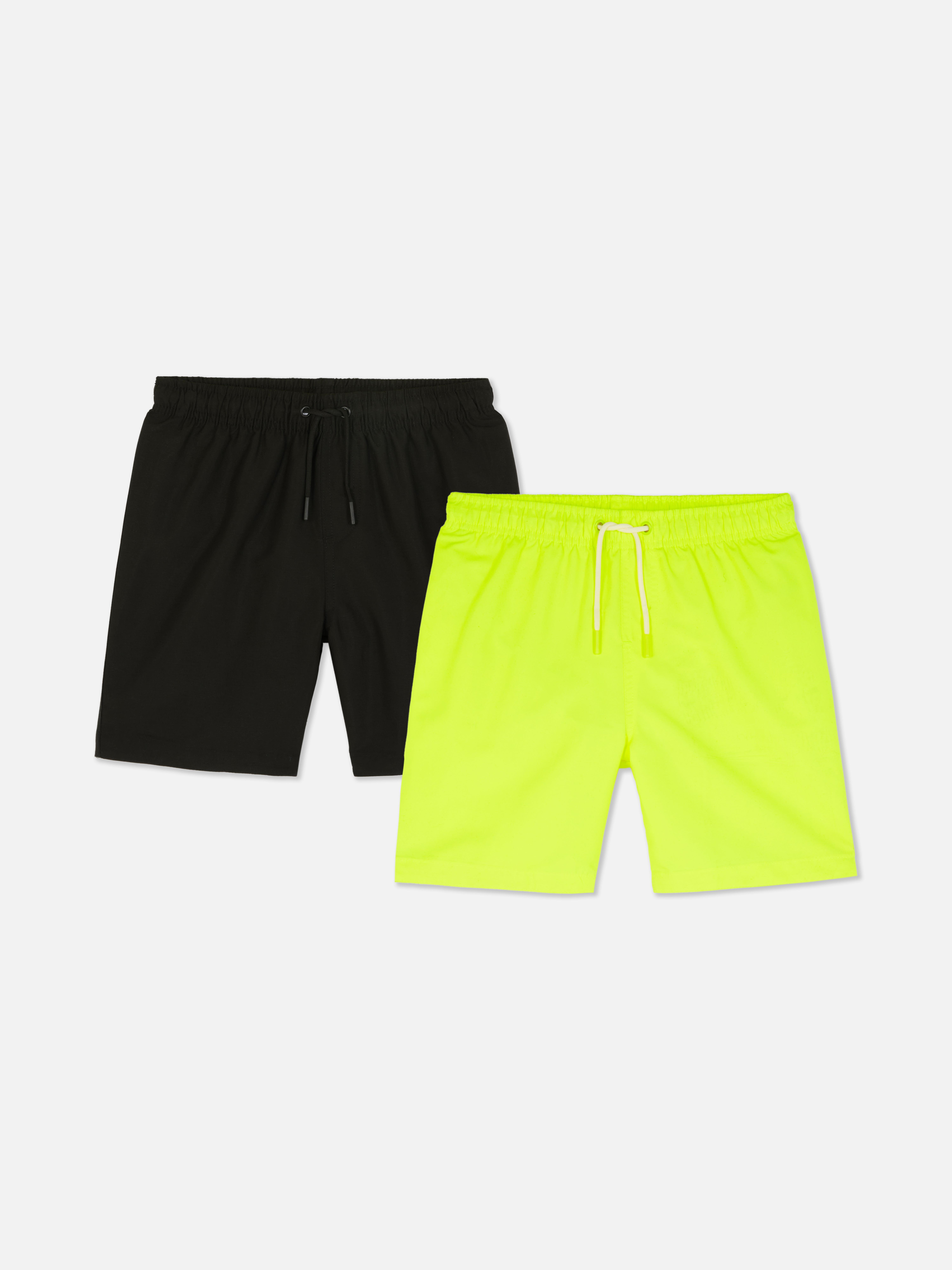 2pk Drawstring Swim Shorts