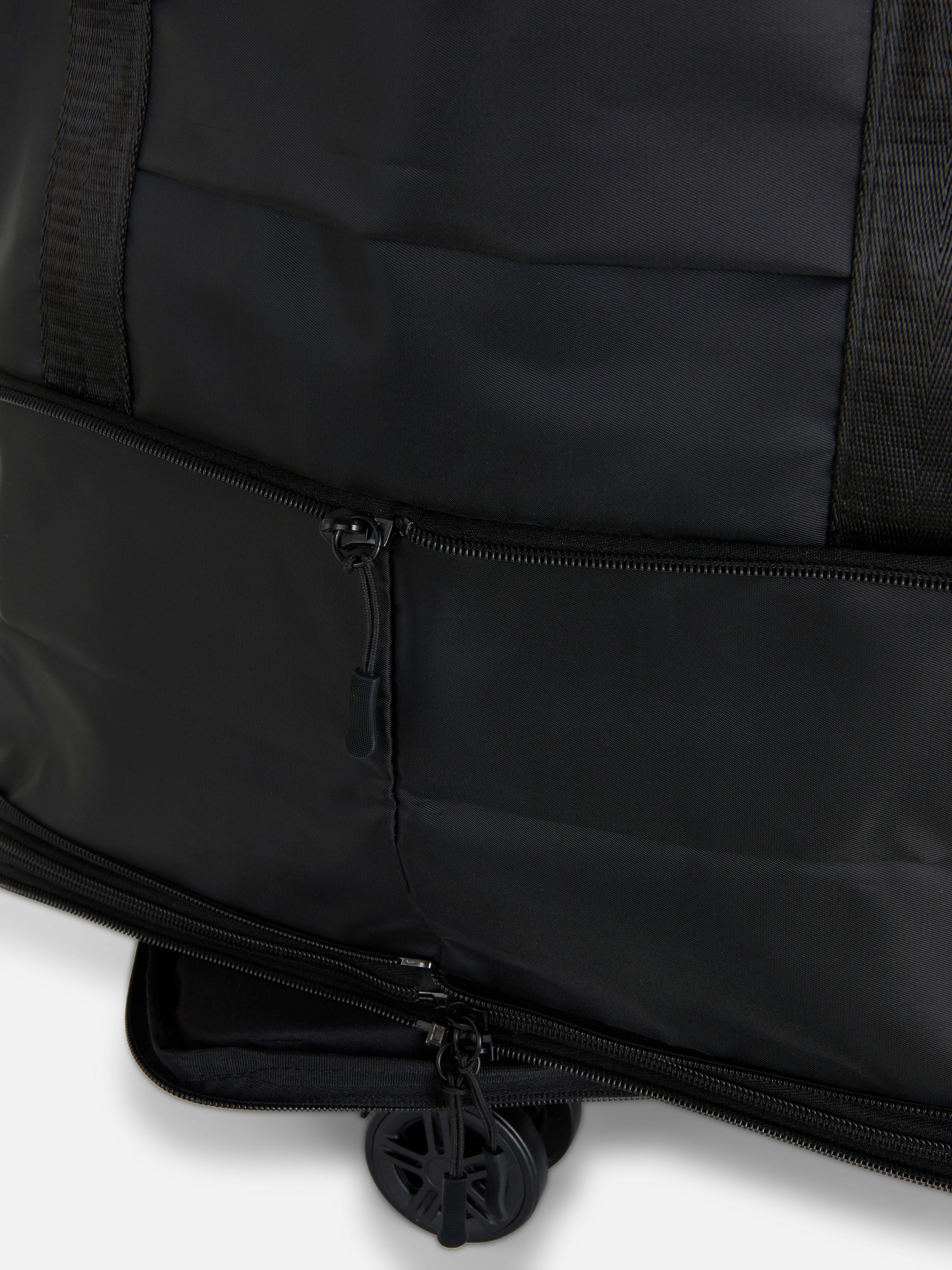 Women's Black Expandable 3-Tier Weekend Bag | Primark