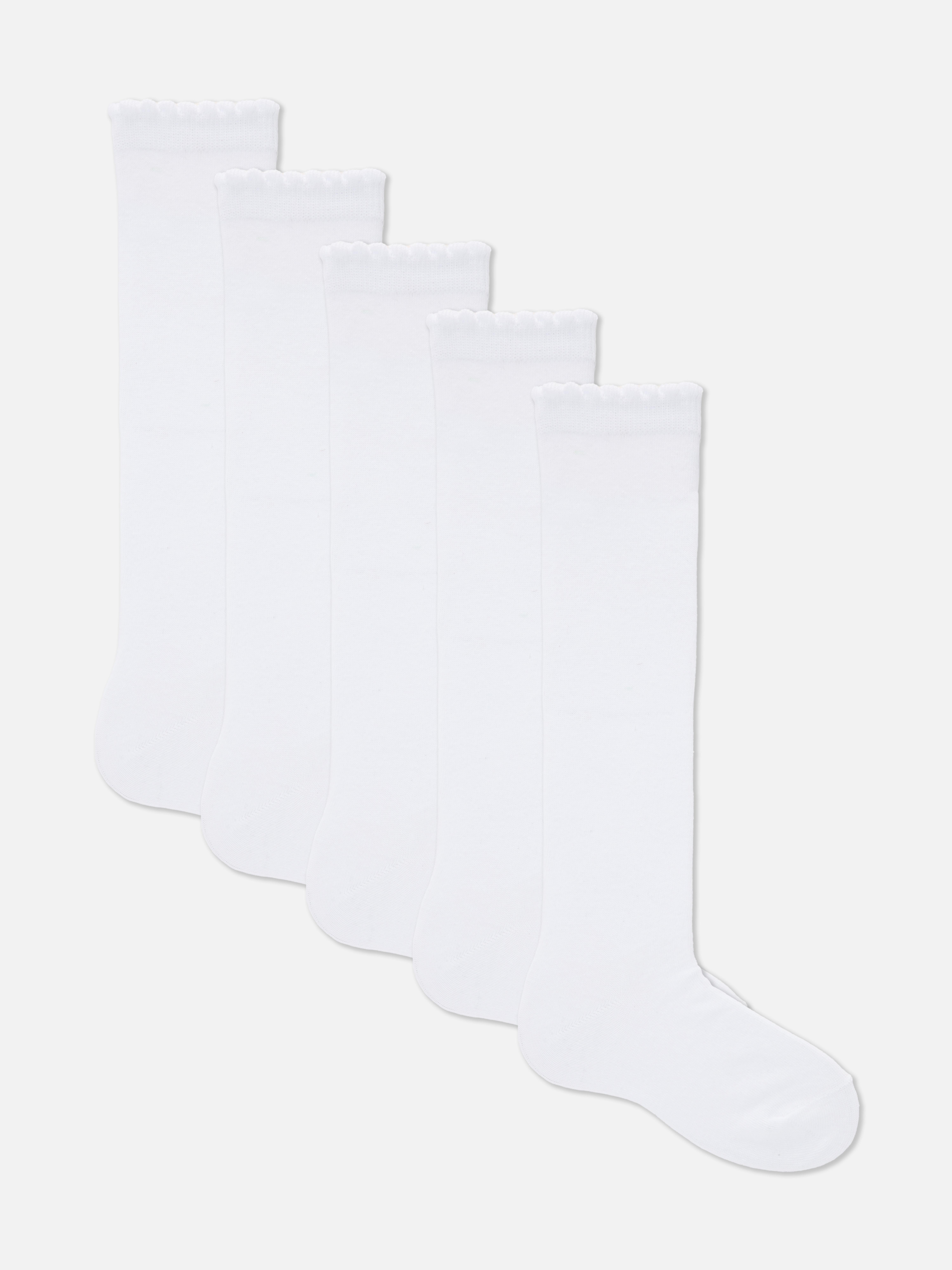 5pk Knee High Socks