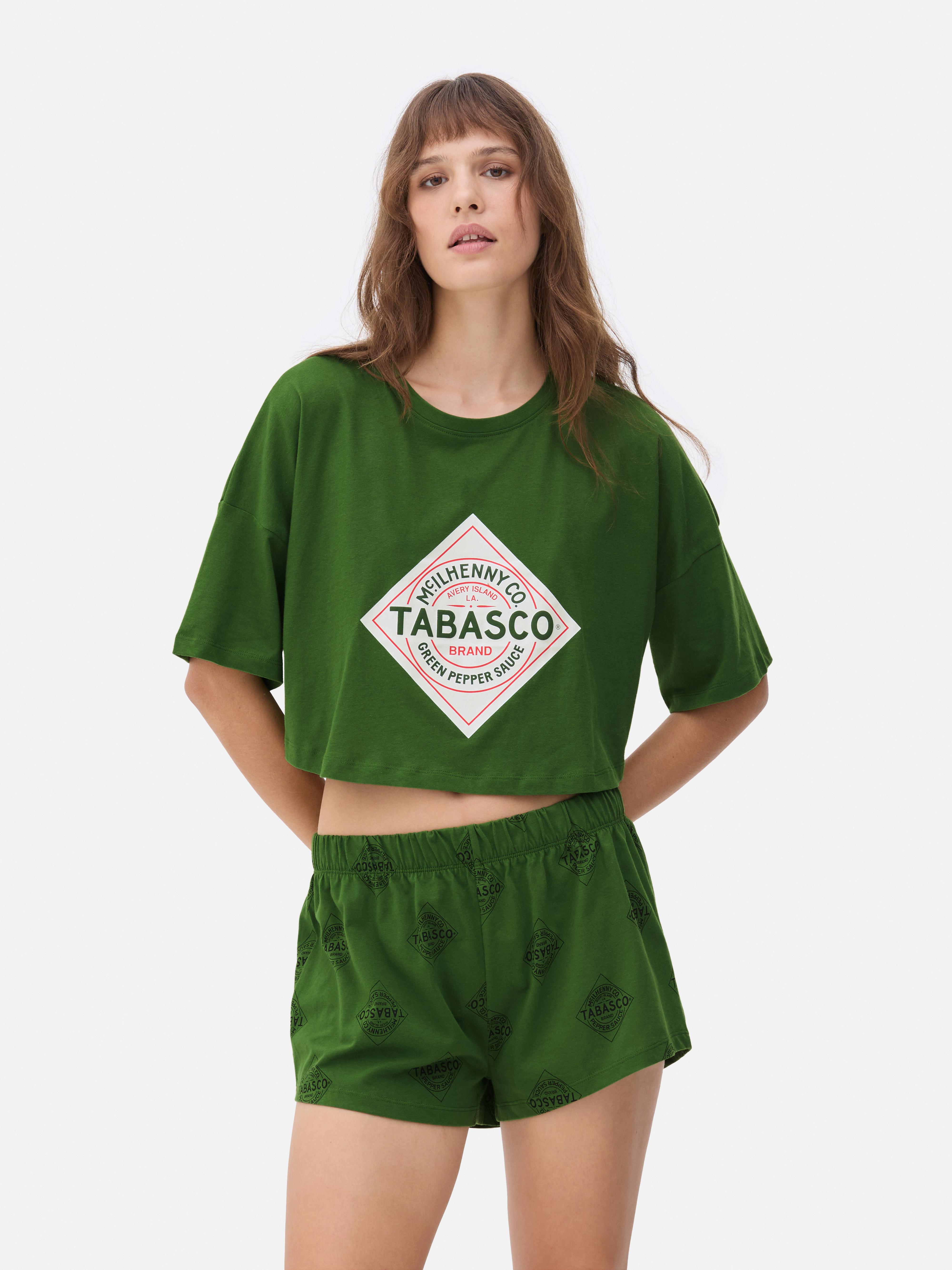 Pyjama shorty à imprimé Tabasco