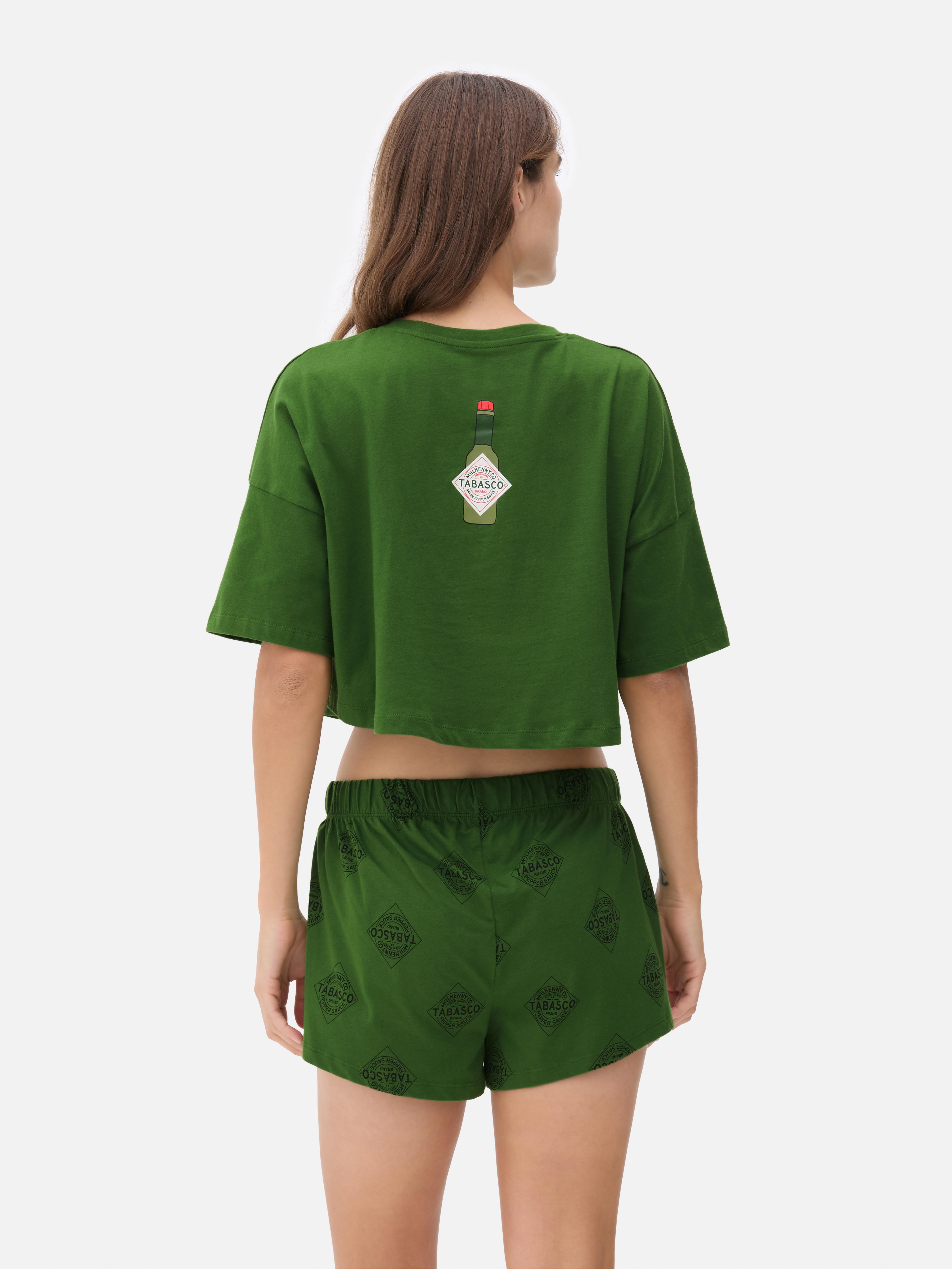 Pyjama shorty à imprimé Tabasco
